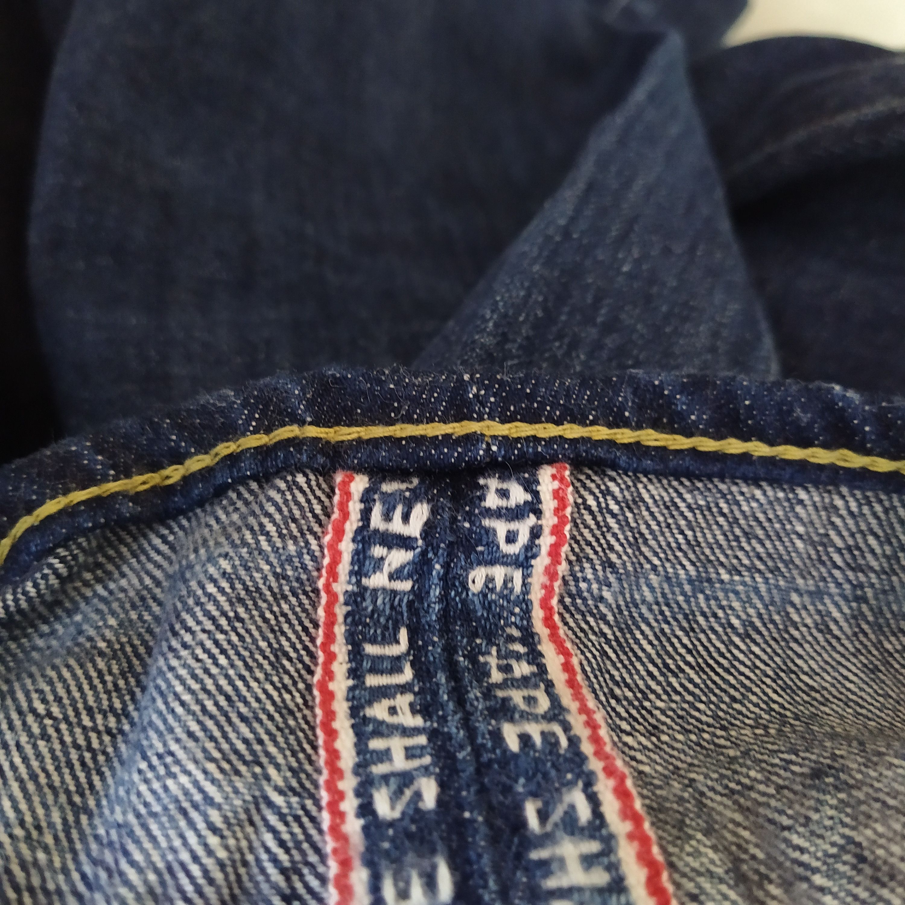 Bape A BATHING APE BAPE SELVEDGE DENIM JAPAN (D173) Size US 33 - 5 Thumbnail