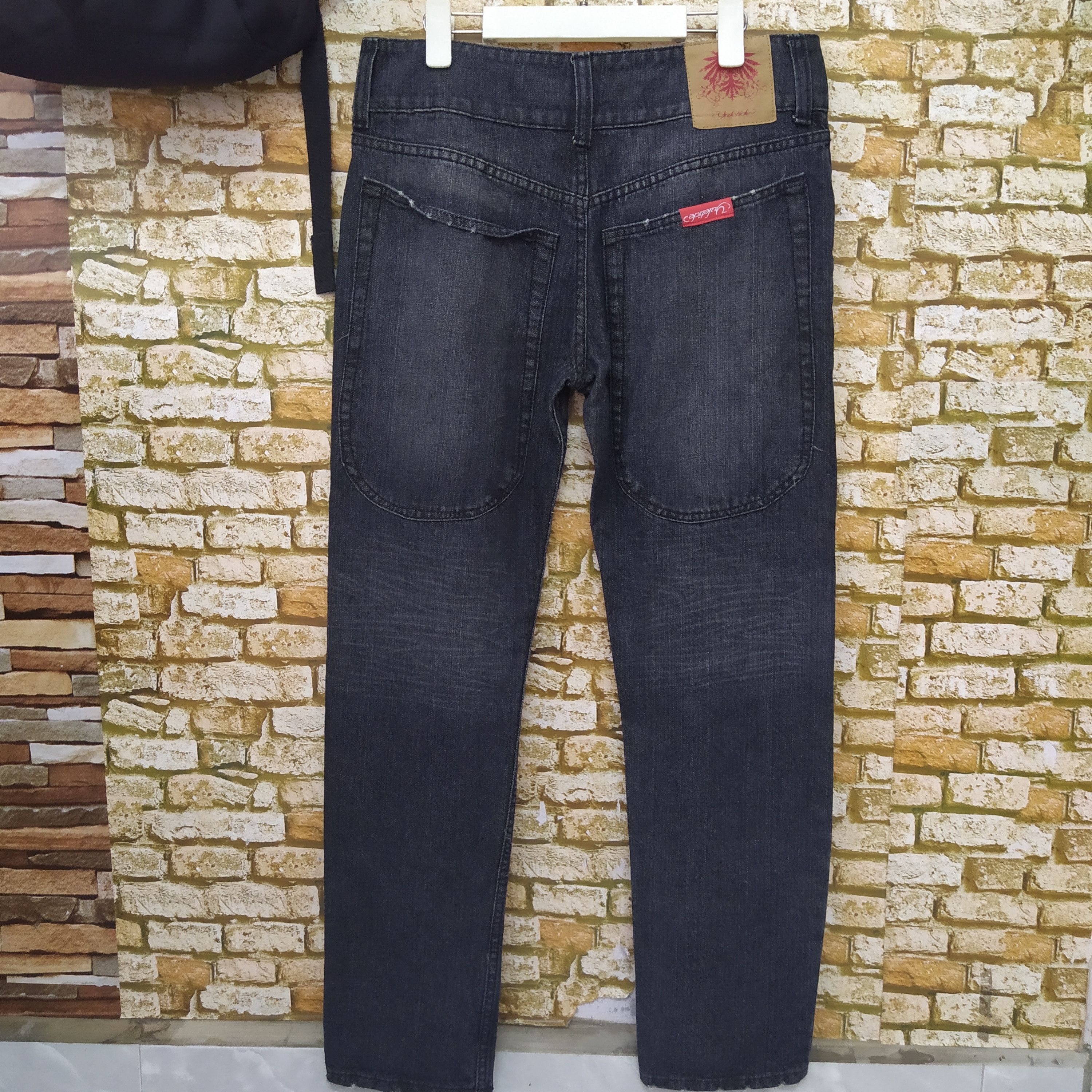 Edition Japan × Japanese Brand YULETIDE JUBILATION SKULL DENIM OVERSIZED POCKET (D175) Size US 34 / EU 50 - 5 Thumbnail