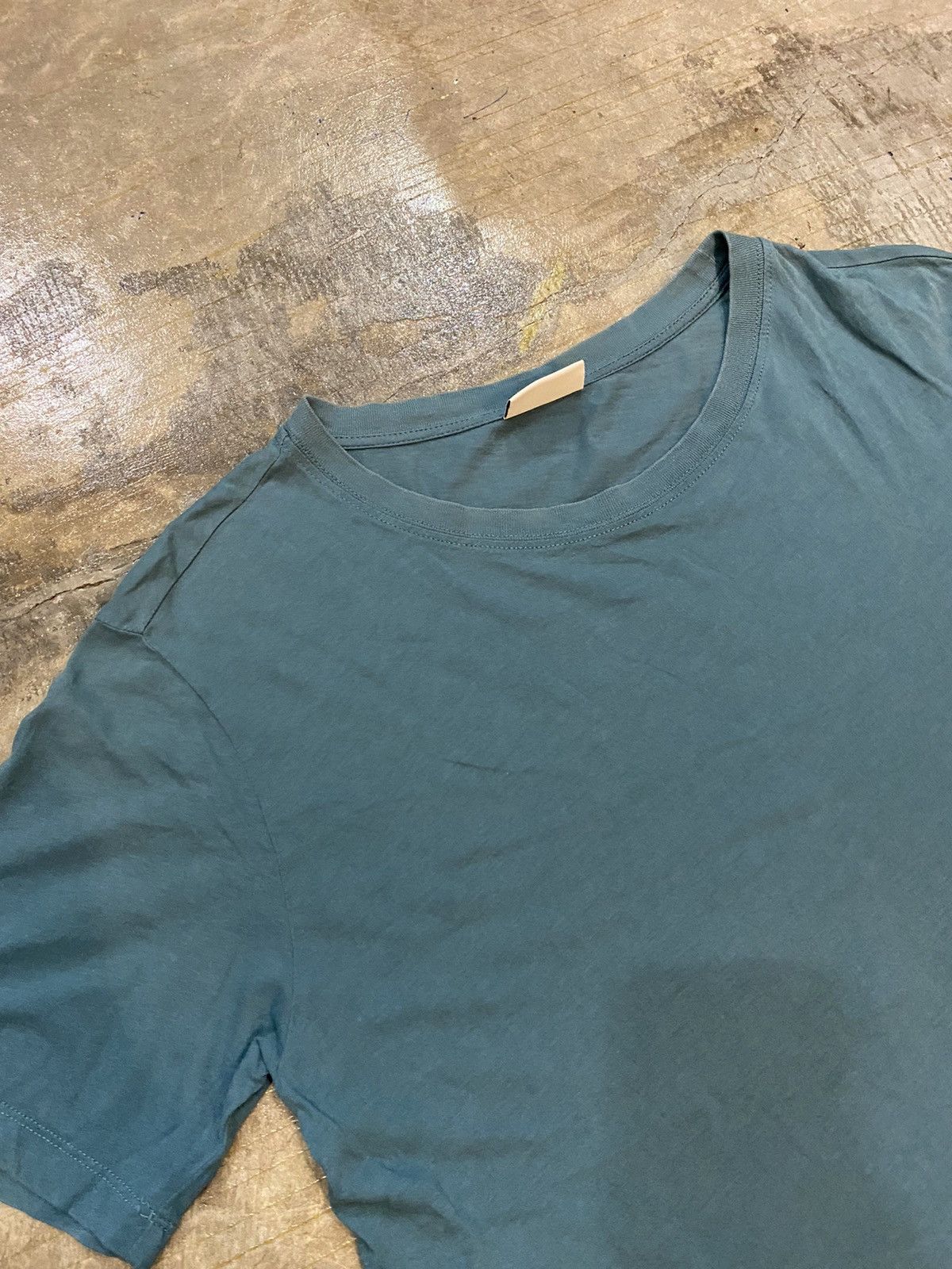 Dries Van Noten Green plan wide neck tee Size US S / EU 44-46 / 1 - 3 Thumbnail