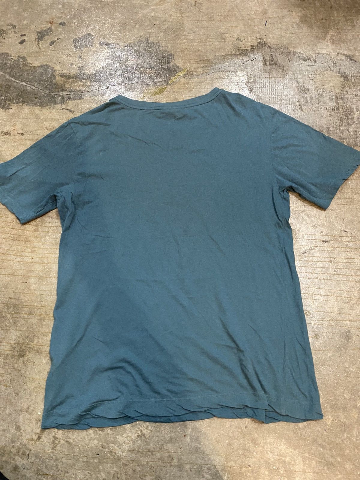 Dries Van Noten Green plan wide neck tee Size US S / EU 44-46 / 1 - 4 Thumbnail