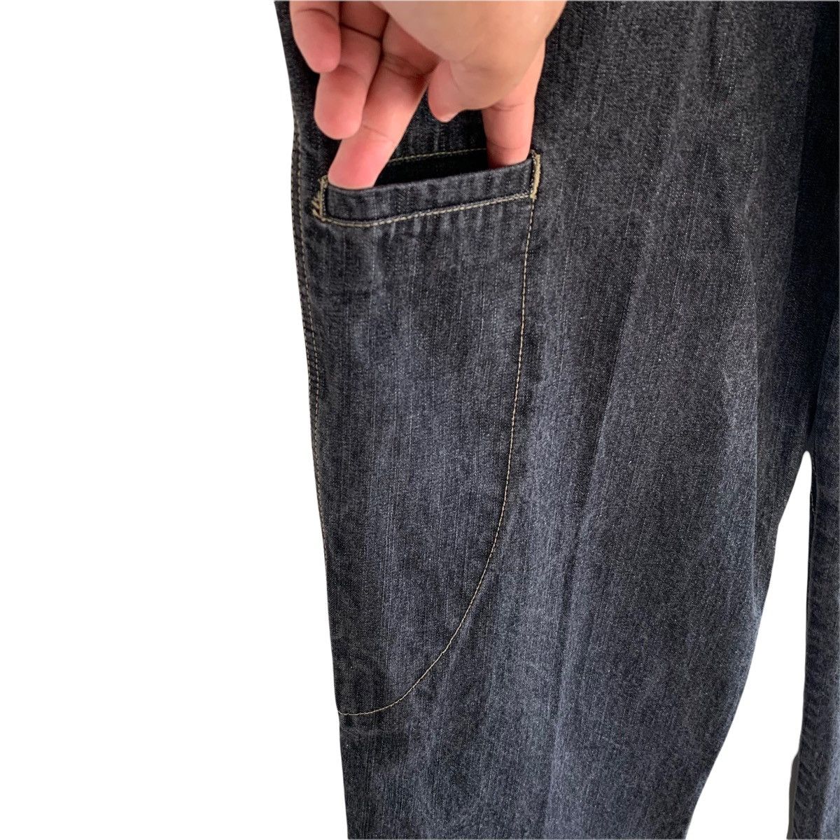 Marithe + Francois Girbaud Marithe Francois Girbaud Denim Patches Pant Size US 40 / EU 56 - 12 Thumbnail