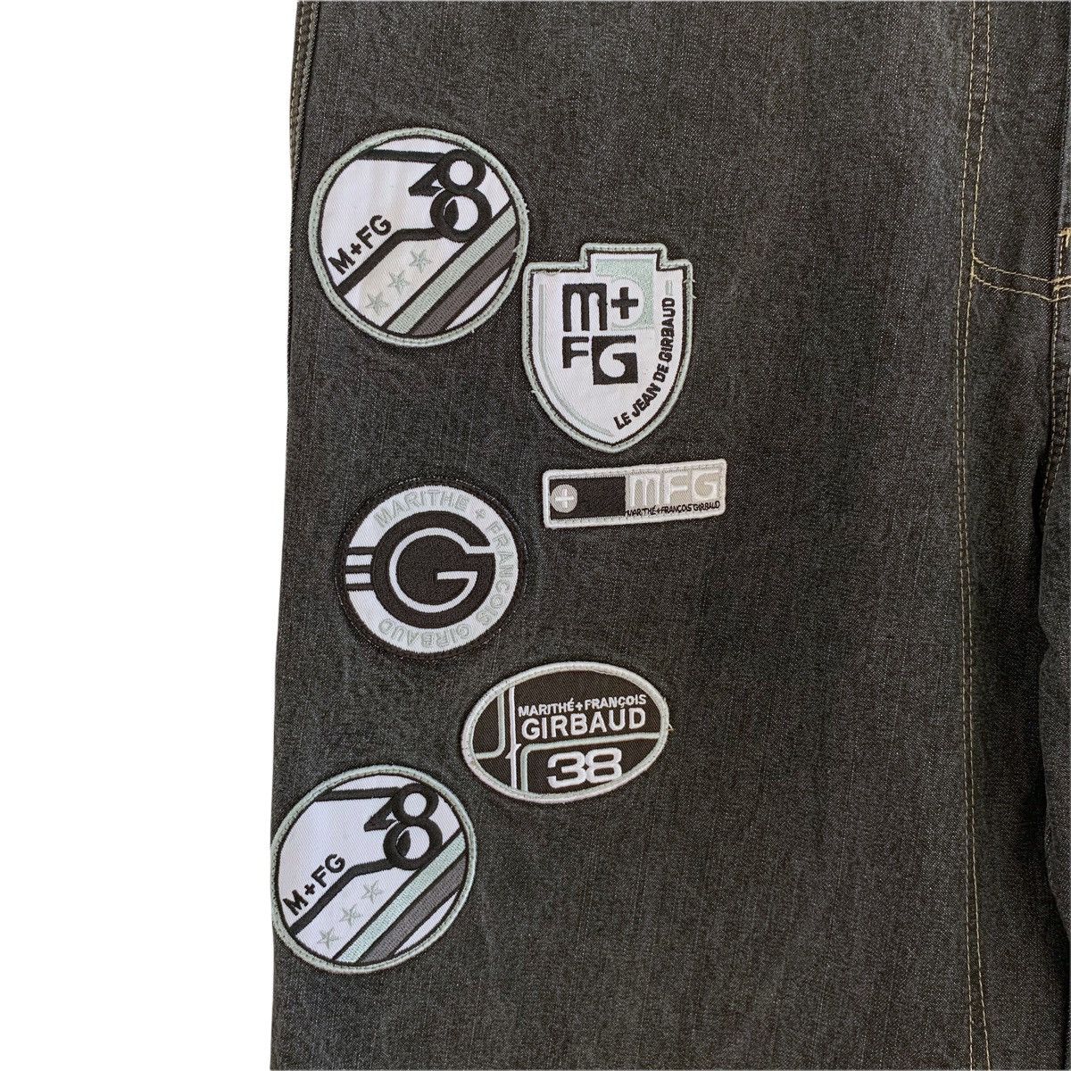 Marithe + Francois Girbaud Marithe Francois Girbaud Denim Patches Pant Size US 40 / EU 56 - 5 Thumbnail
