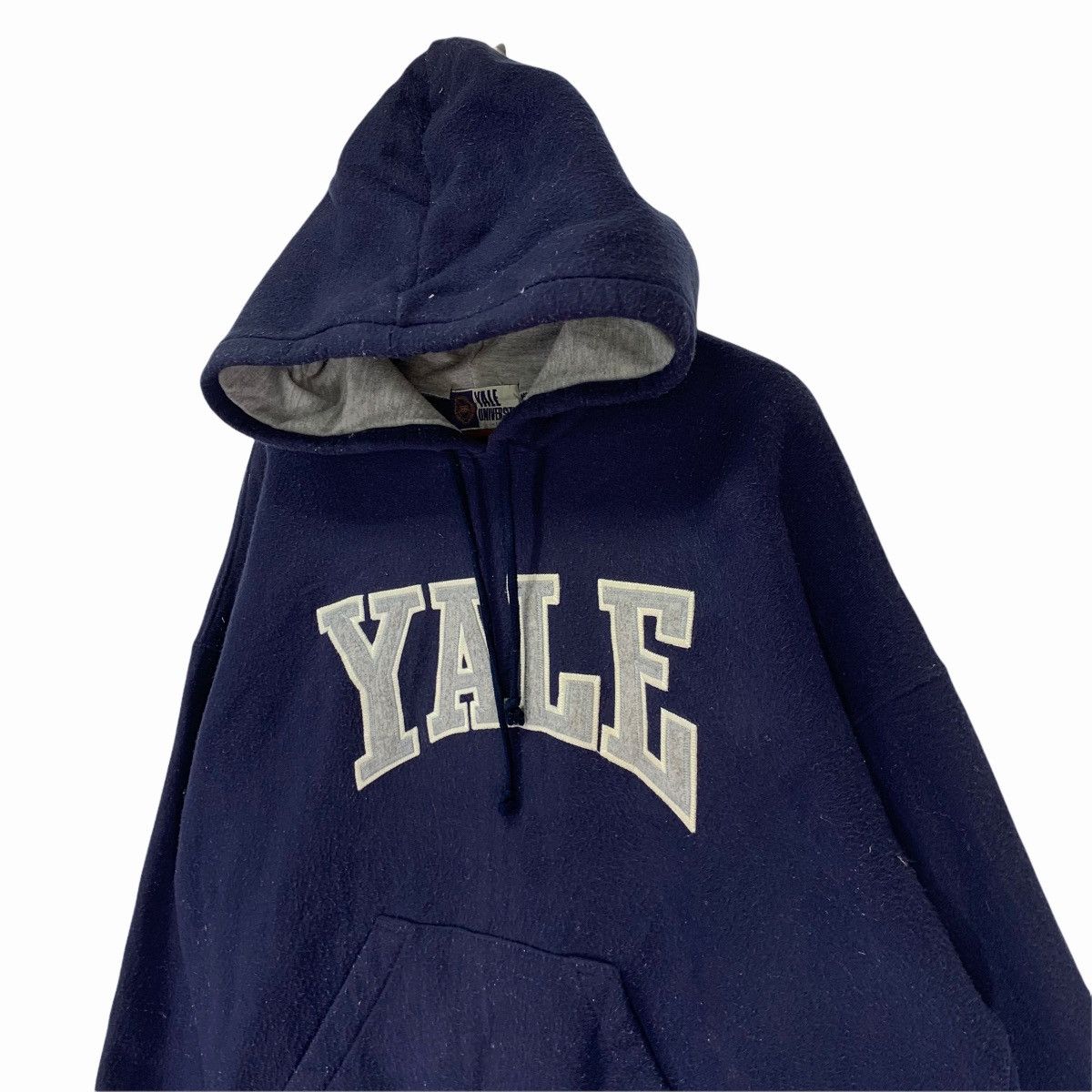 Vintage Vintage YALE University College Sweater Hoodie Size US L / EU 52-54 / 3 - 3 Thumbnail