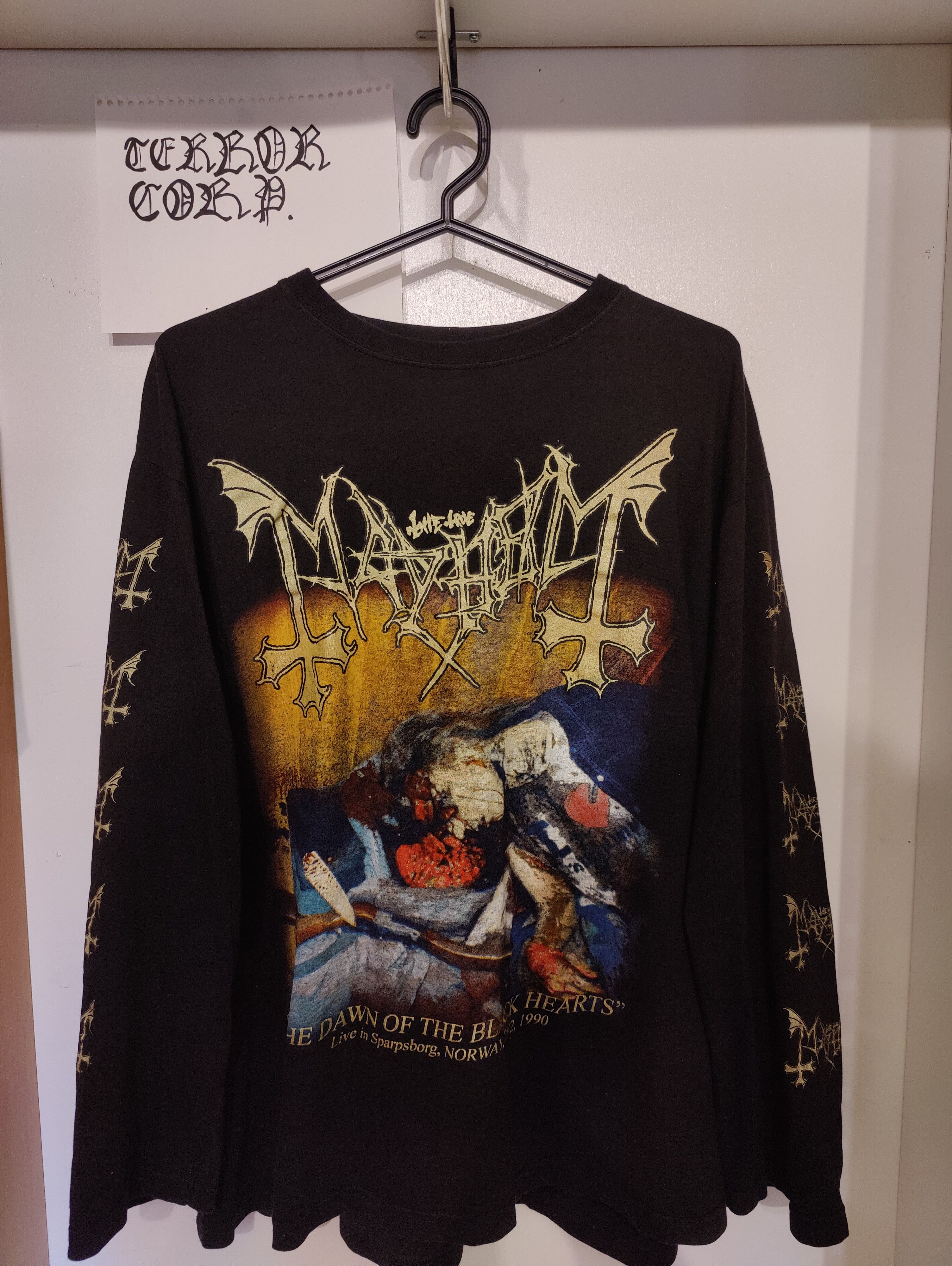 Band Tees MAYHEM DAWN OF THE BLACK HEARTS LS