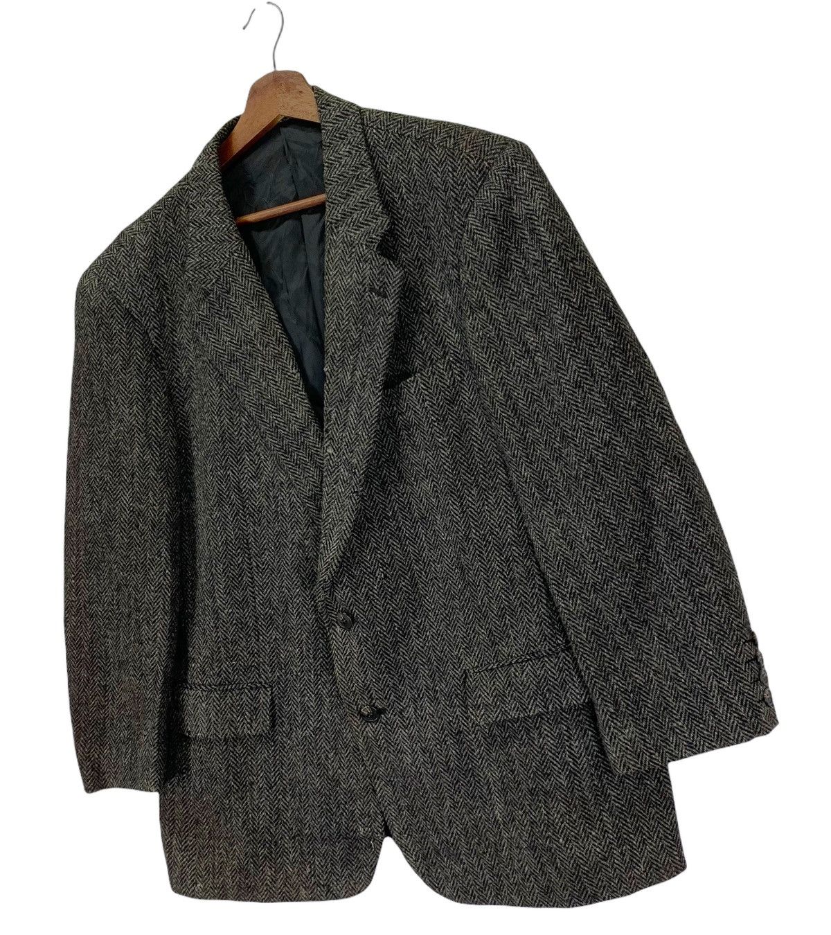 Harris Tweed Vintage Harris Tweed Coat Blazer Size US M / EU 48-50 / 2 - 2 Thumbnail