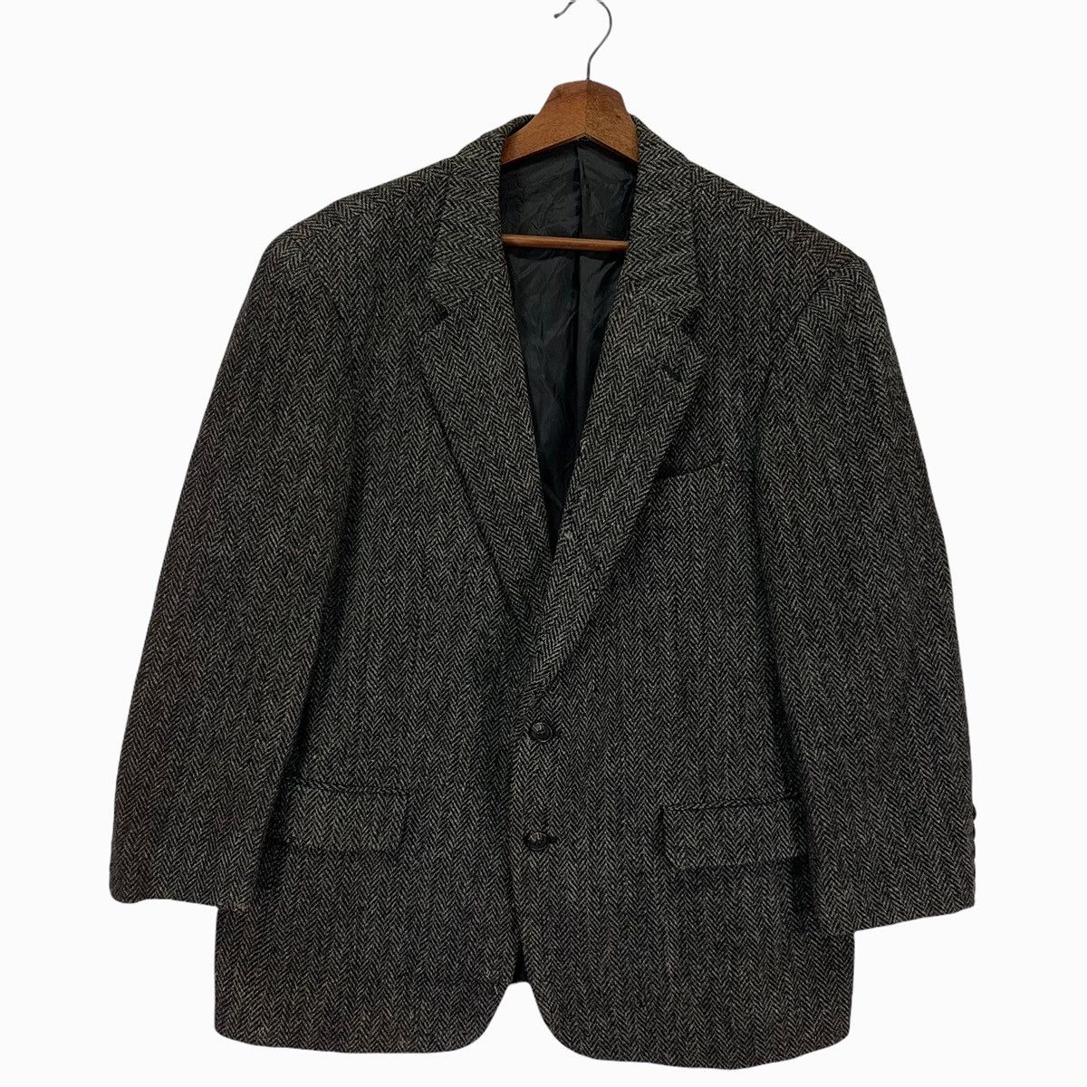Harris Tweed Vintage Harris Tweed Coat Blazer Size US M / EU 48-50 / 2 - 1 Thumbnail