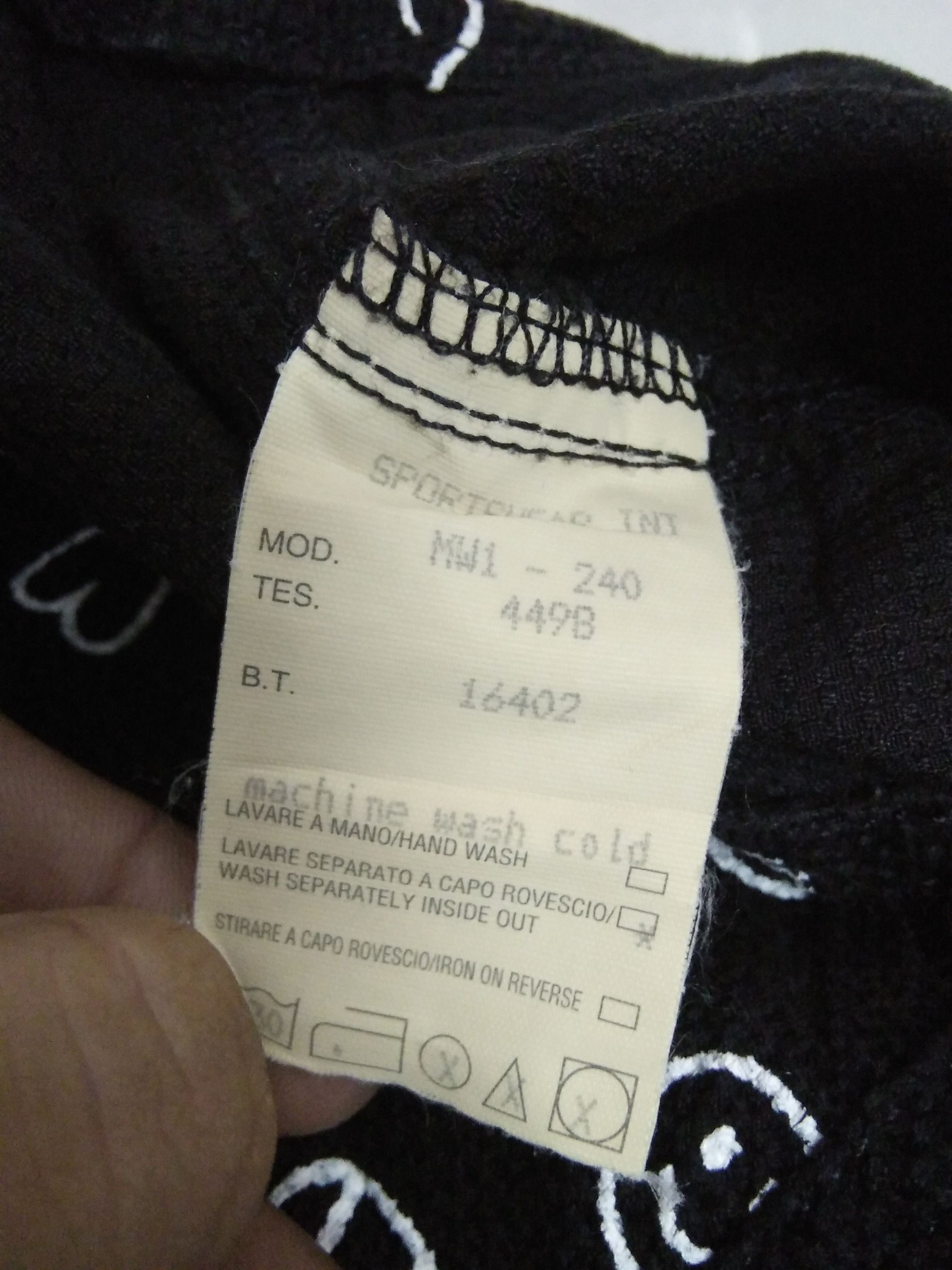 Moschino MOSCHINO all over print heavy cotton (A566) Size US S / EU 44-46 / 1 - 4 Thumbnail
