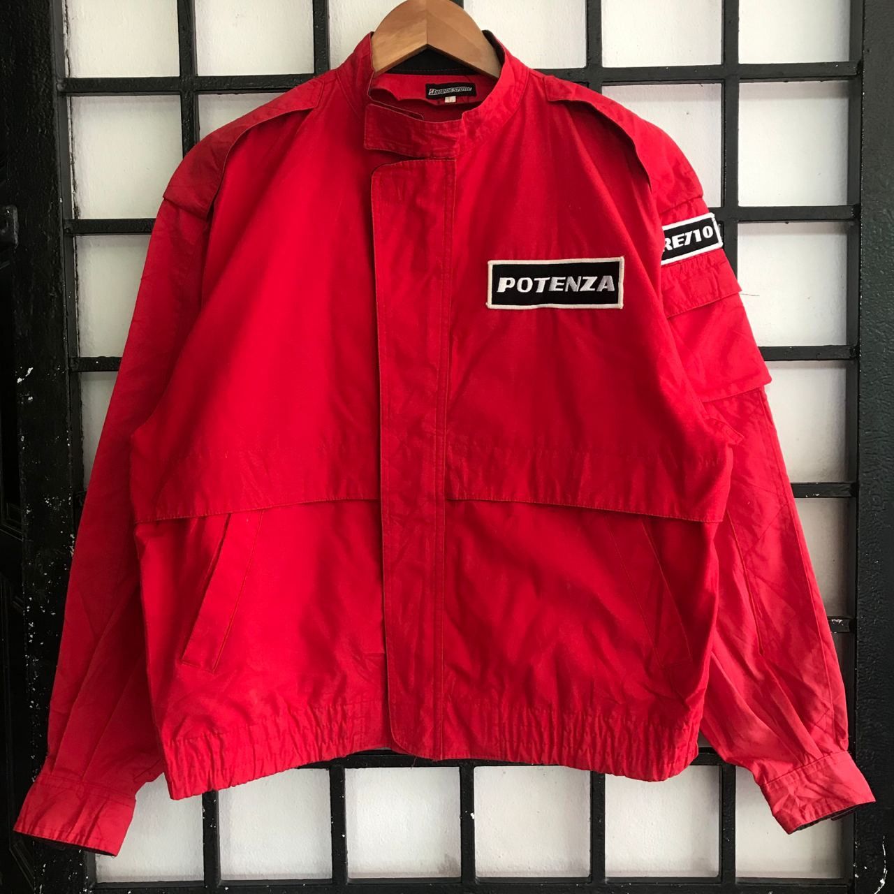 Japanese Brand × Vintage 🔥 Vintage POTENZA RE710 Zipper Jacket Size US L / EU 52-54 / 3 - 3 Thumbnail