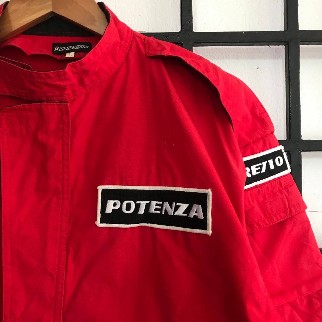 Japanese Brand × Vintage 🔥 Vintage POTENZA RE710 Zipper Jacket Size US L / EU 52-54 / 3 - 4 Thumbnail