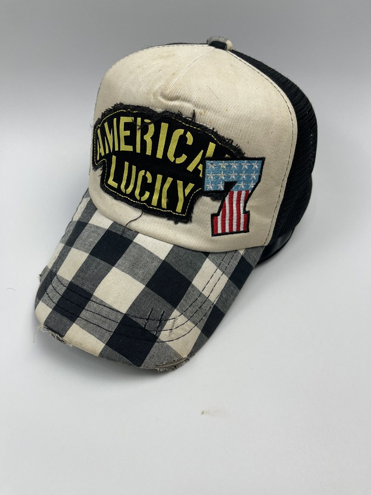 If Six Was Nine American Lucky 7 trucker hat Size ONE SIZE - 4 Thumbnail