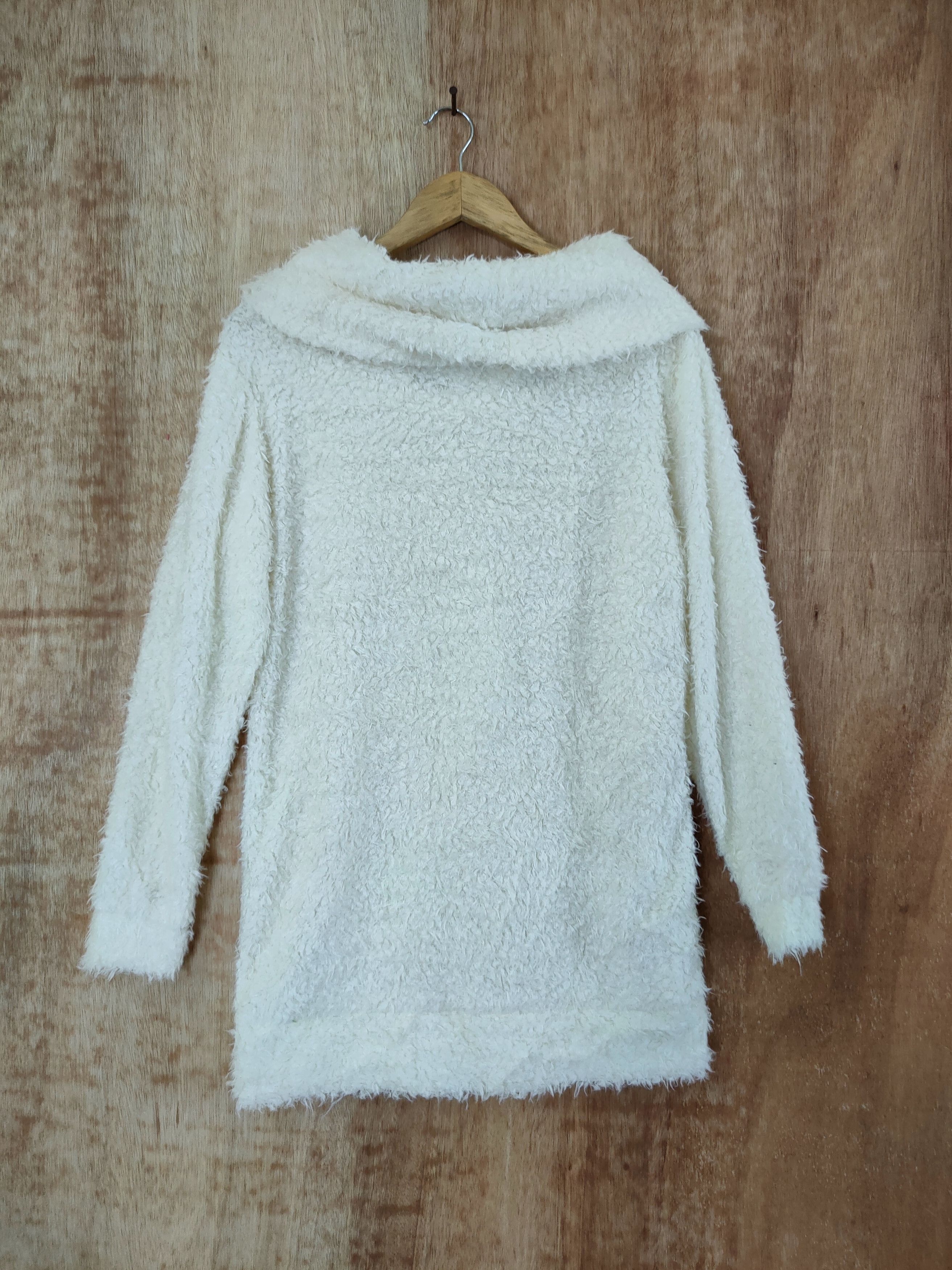 Homespun Knitwear DL Chip Clip sweet white fur mohair knitwear shaggy#46-465 Size US M / EU 48-50 / 2 - 7 Thumbnail