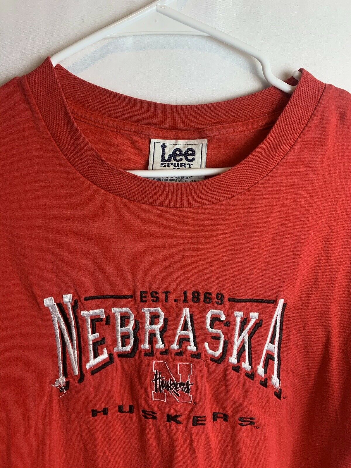 Other Nebraska Huskers Vintage Tee TShirt Mens Sz L Red LEE Sport Size US L / EU 52-54 / 3 - 2 Thumbnail