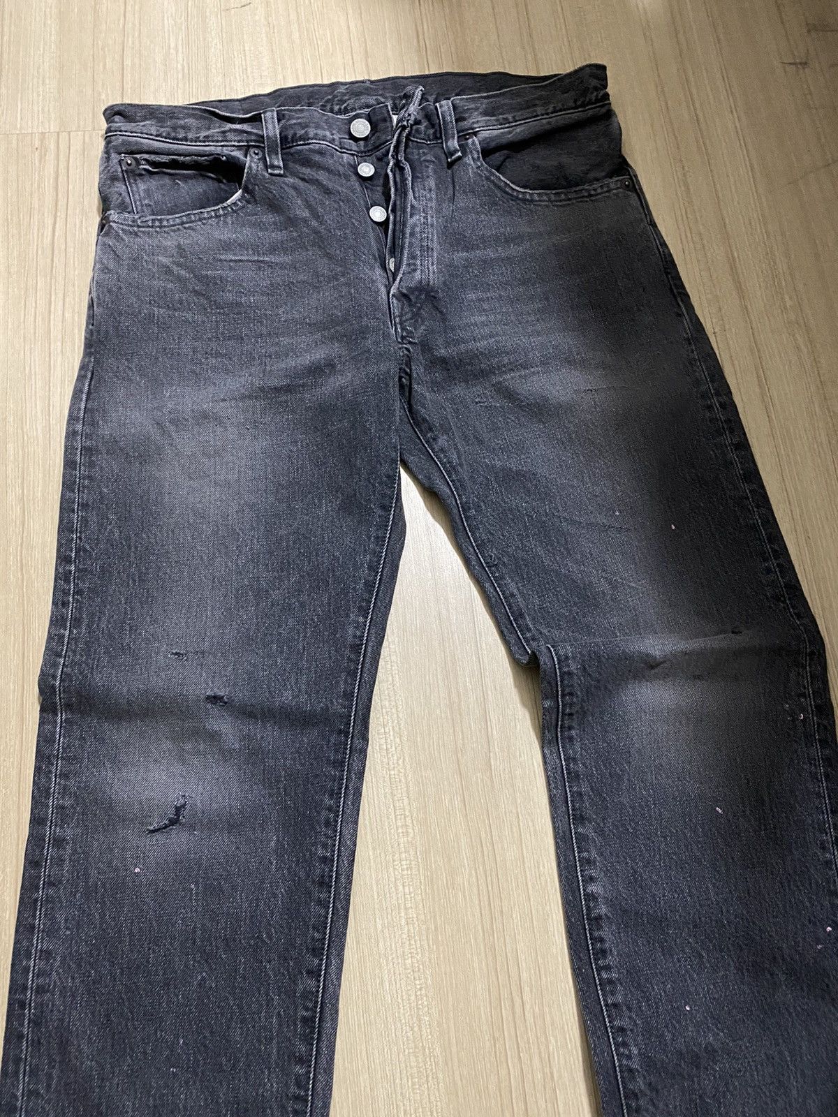 Fabric Brand & Co. Fabric Brand & Co. - black lightly distress jeans Size US 32 / EU 48 - 3 Thumbnail