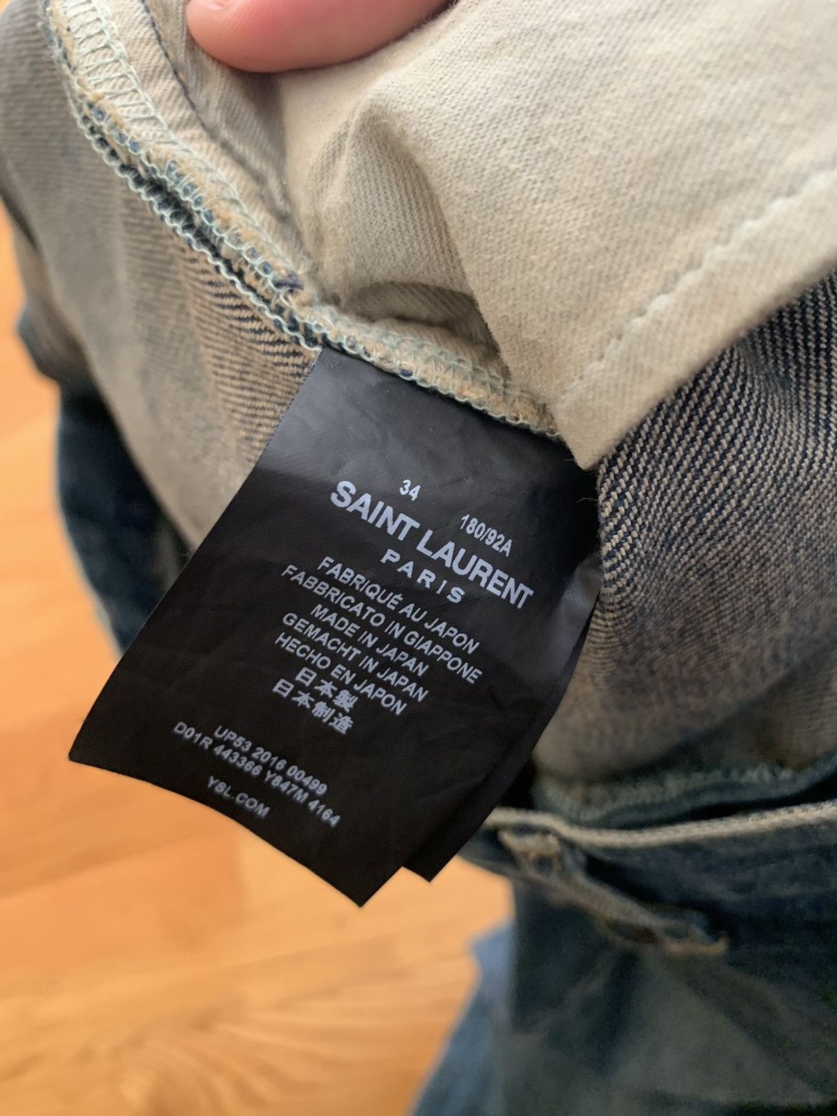 Saint Laurent Paris Saint Laurent denim Hedi Era 34 Size US 34 / EU 50 - 4 Thumbnail