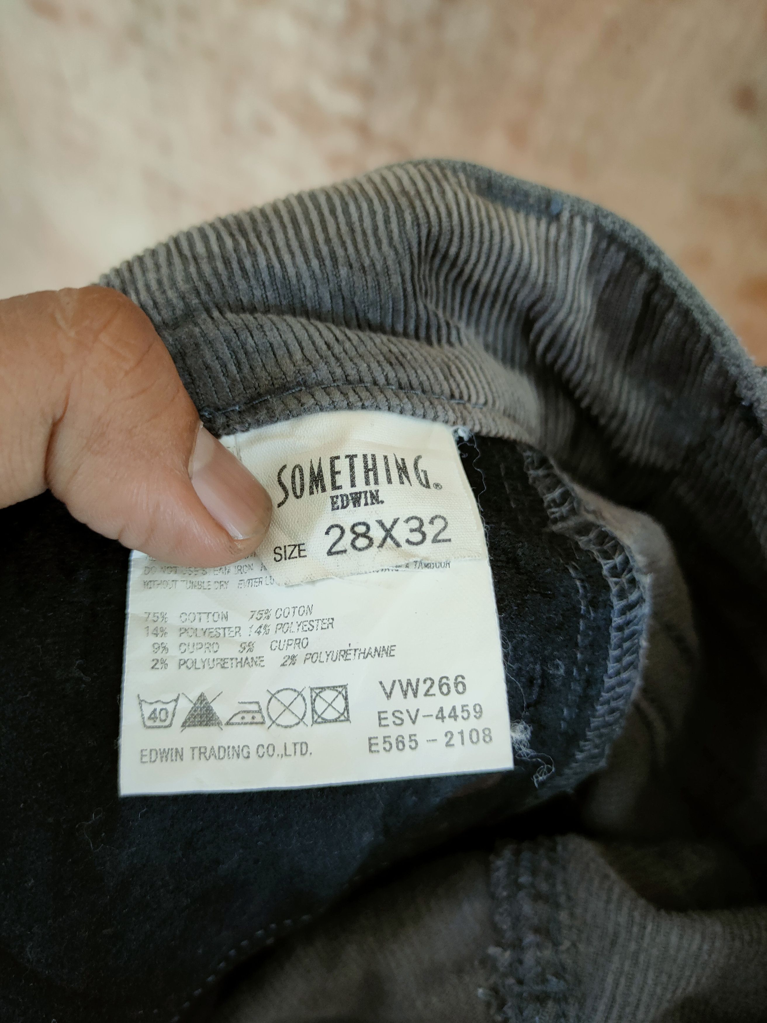 Edwin DLL Vienus jeans edwin corduroy japan pants #46-326 Size 28" / US 6 / IT 42 - 10 Thumbnail