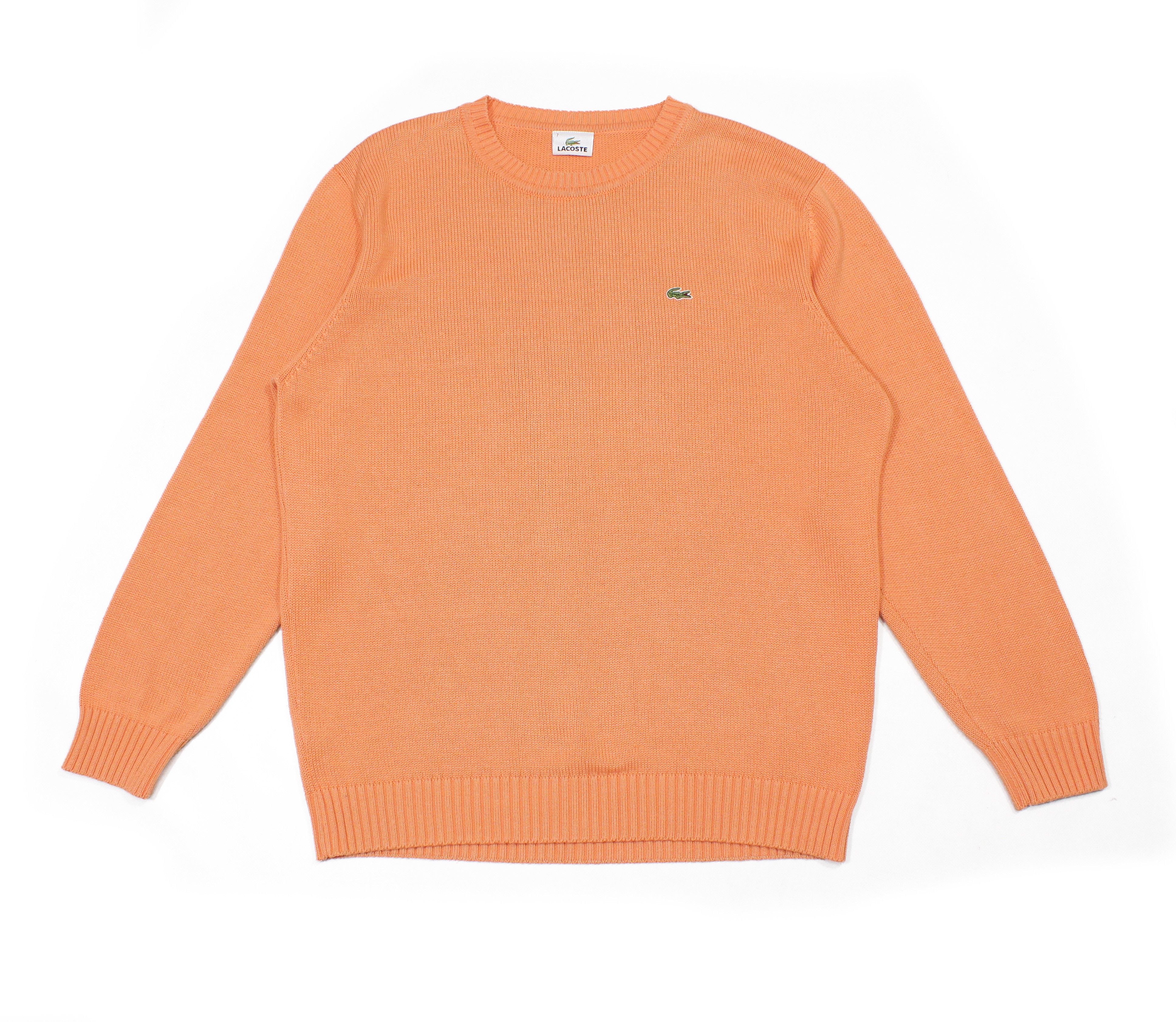 Lacoste 90S Logo Knit Vintage Size US L / EU 52-54 / 3 - 1 Thumbnail