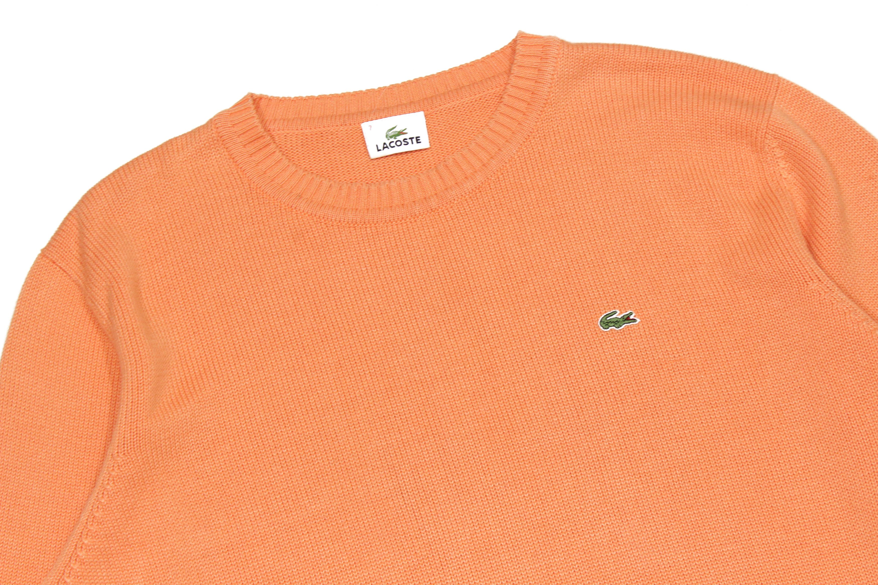 Lacoste 90S Logo Knit Vintage Size US L / EU 52-54 / 3 - 3 Thumbnail