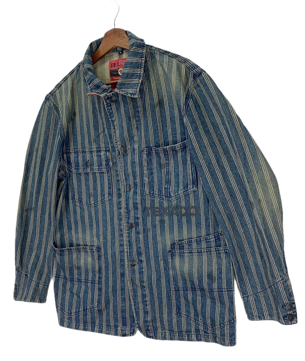 Vintage Vintage Texaco Denim Workers Jacket Size US M / EU 48-50 / 2 - 2 Thumbnail