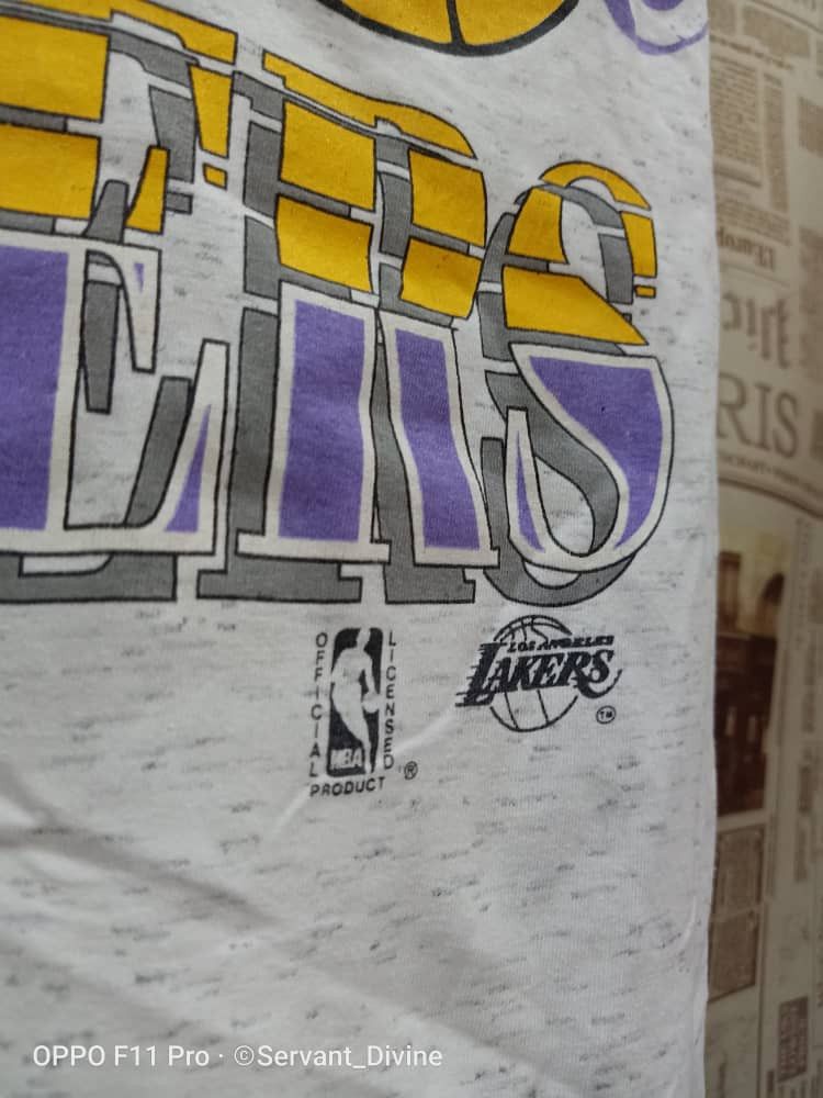 NBA × Vintage Vtg Los Angeles NBA Tee Size US M / EU 48-50 / 2 - 3 Thumbnail