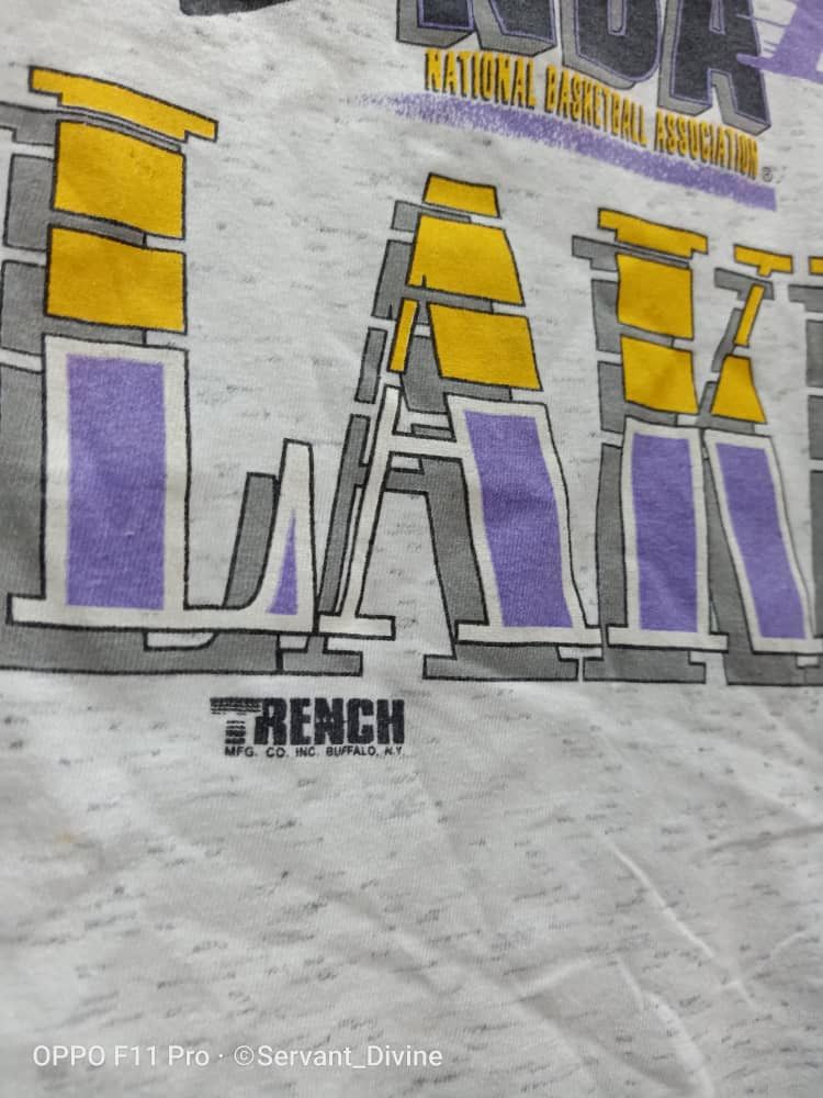NBA × Vintage Vtg Los Angeles NBA Tee Size US M / EU 48-50 / 2 - 2 Thumbnail