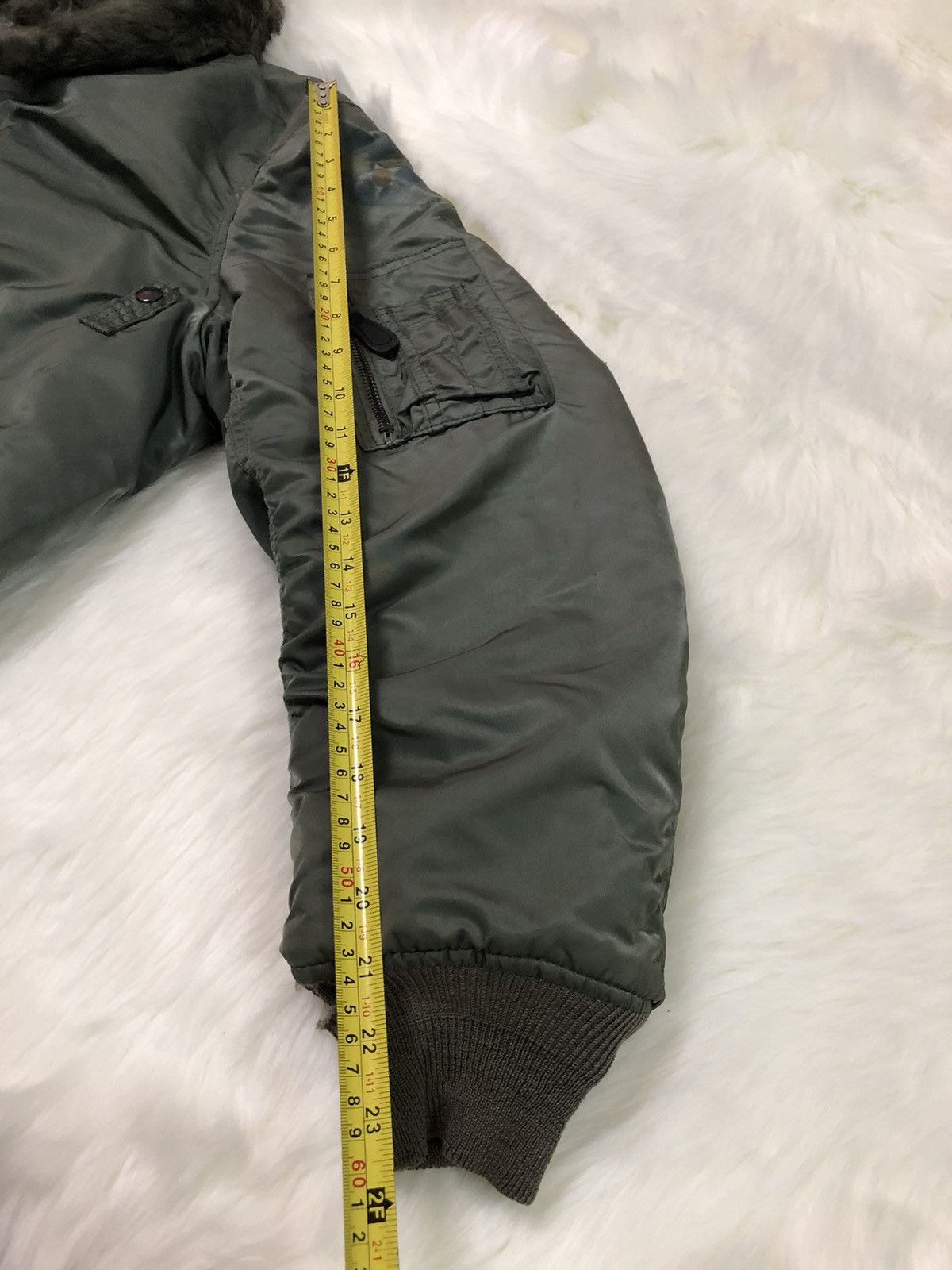 Alpha Industries Vtg Jacket Flying Intermediate Type B-15D US Air Force Size US L / EU 52-54 / 3 - 16 Thumbnail