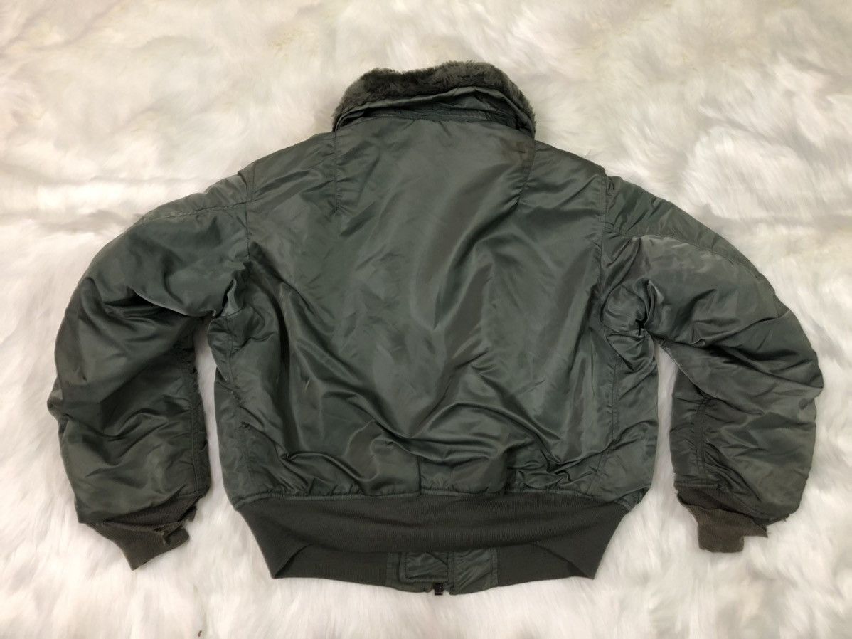 Alpha Industries Vtg Jacket Flying Intermediate Type B-15D US Air Force Size US L / EU 52-54 / 3 - 2 Thumbnail