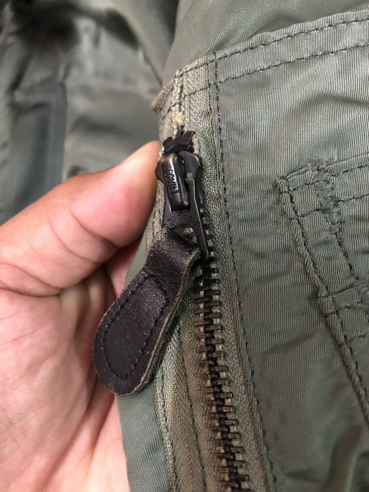 Alpha Industries Vtg Jacket Flying Intermediate Type B-15D US Air Force Size US L / EU 52-54 / 3 - 9 Thumbnail