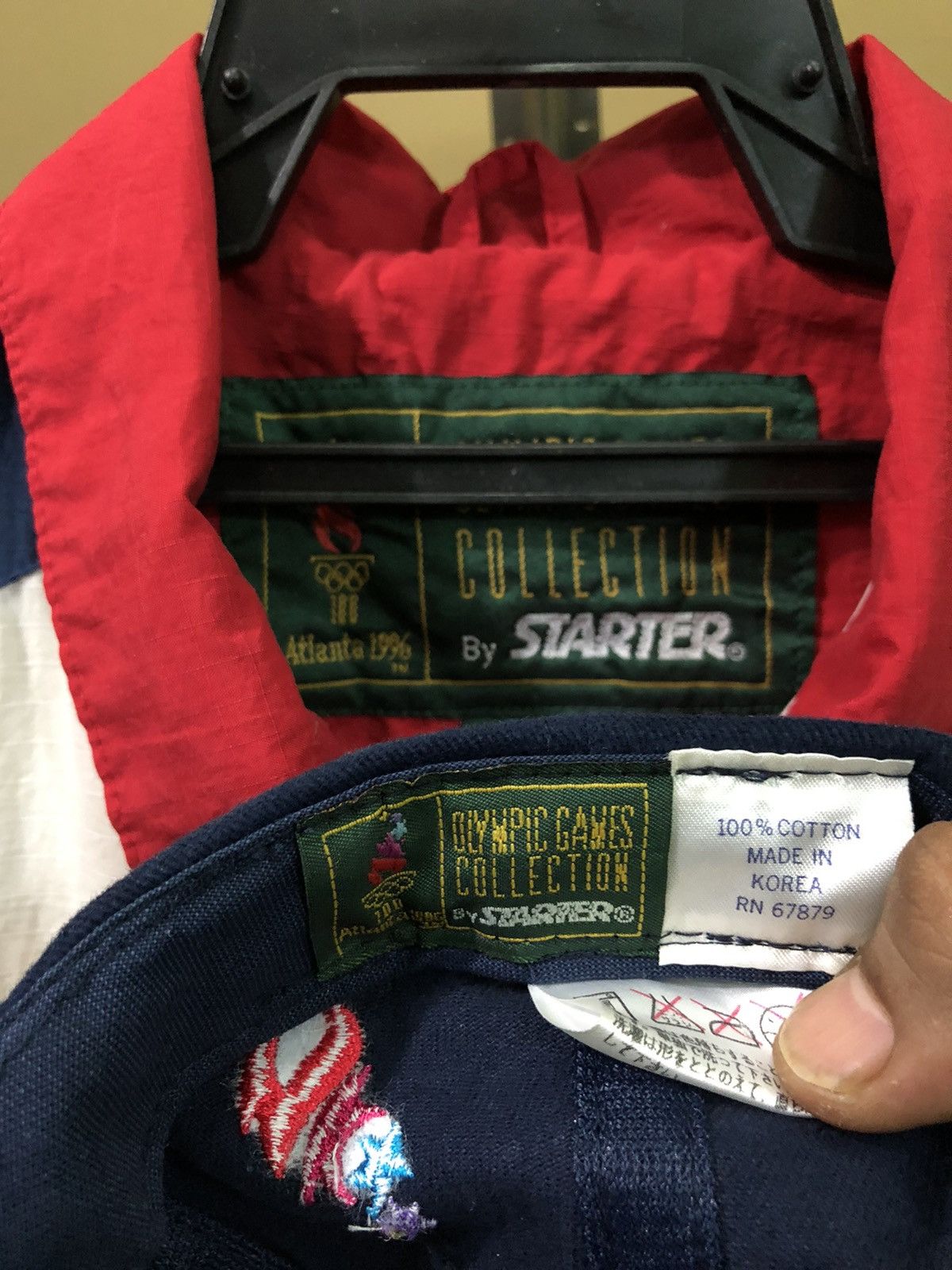 Starter × USA Olympics × Vintage Vintage 1996 Olympic Games Atlanta Jacket Size US M / EU 48-50 / 2 - 11 Thumbnail