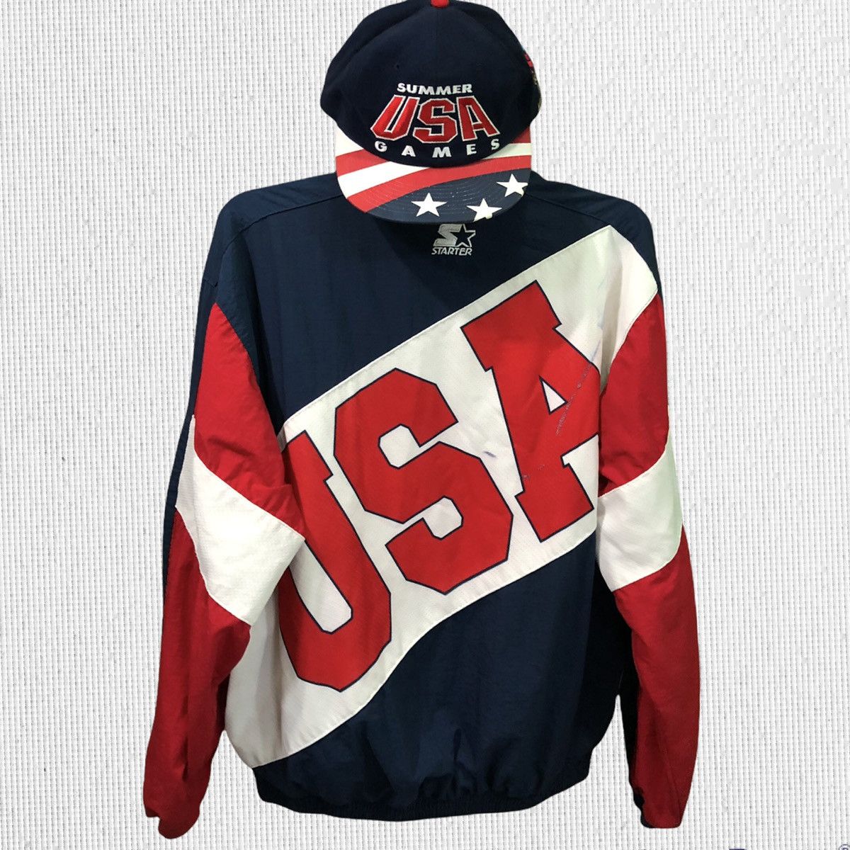 Vintage Rare New Large 1996 Atlanta Olympics Starter Jacket