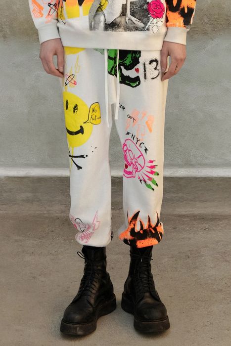 R13 GRAFFITI DROP SWEATPANT. Small Grailed