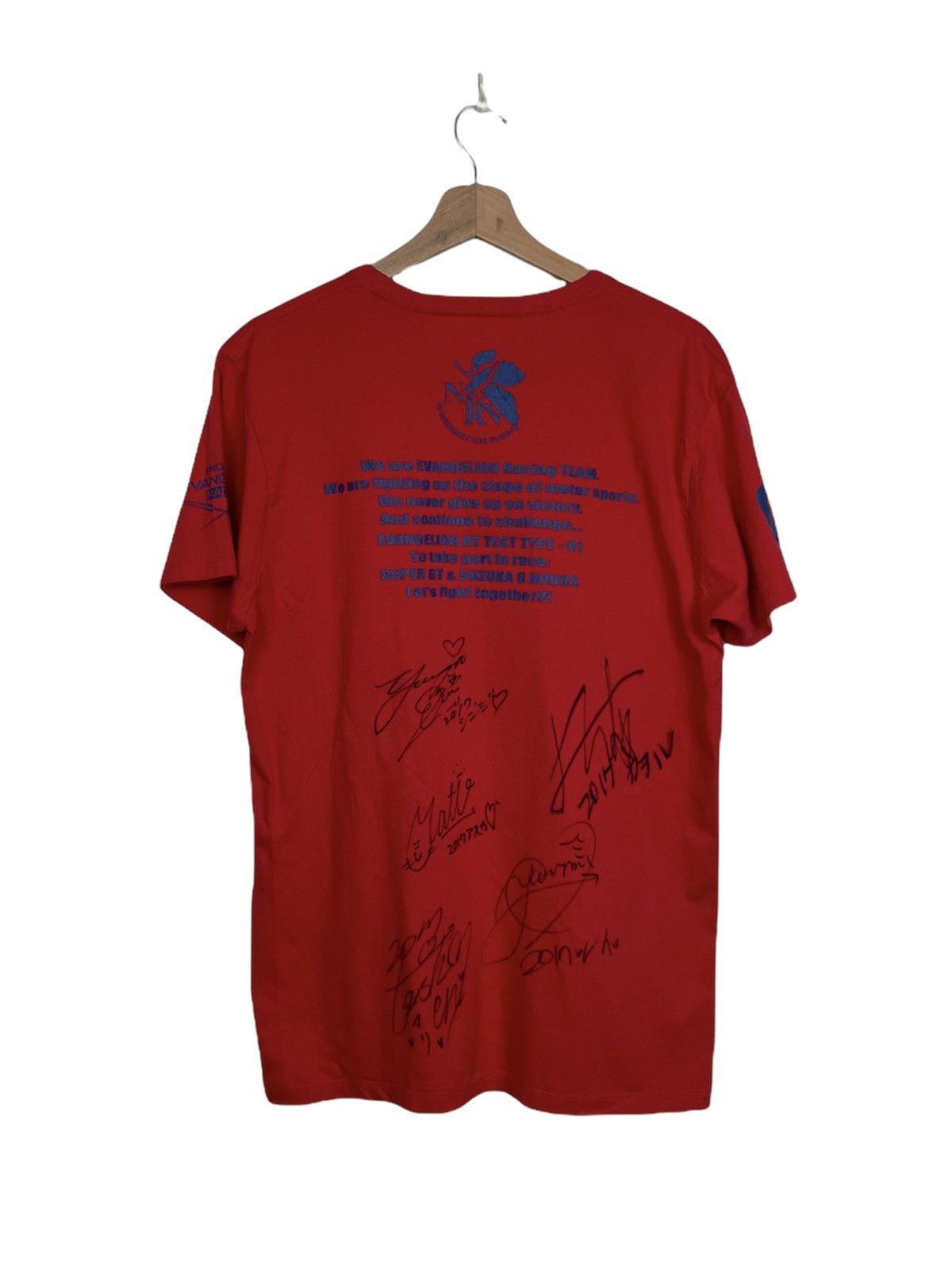 Anime × Japanese Brand Evangelion Racing Shirt XL Signed 2017 Super GT Rare Size US M / EU 48-50 / 2 - 2 Thumbnail