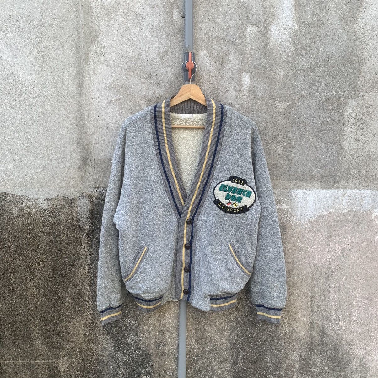 Vintage ELVENCEDOR JAPAN Sherpa Fleece LiningCardigan Jacket