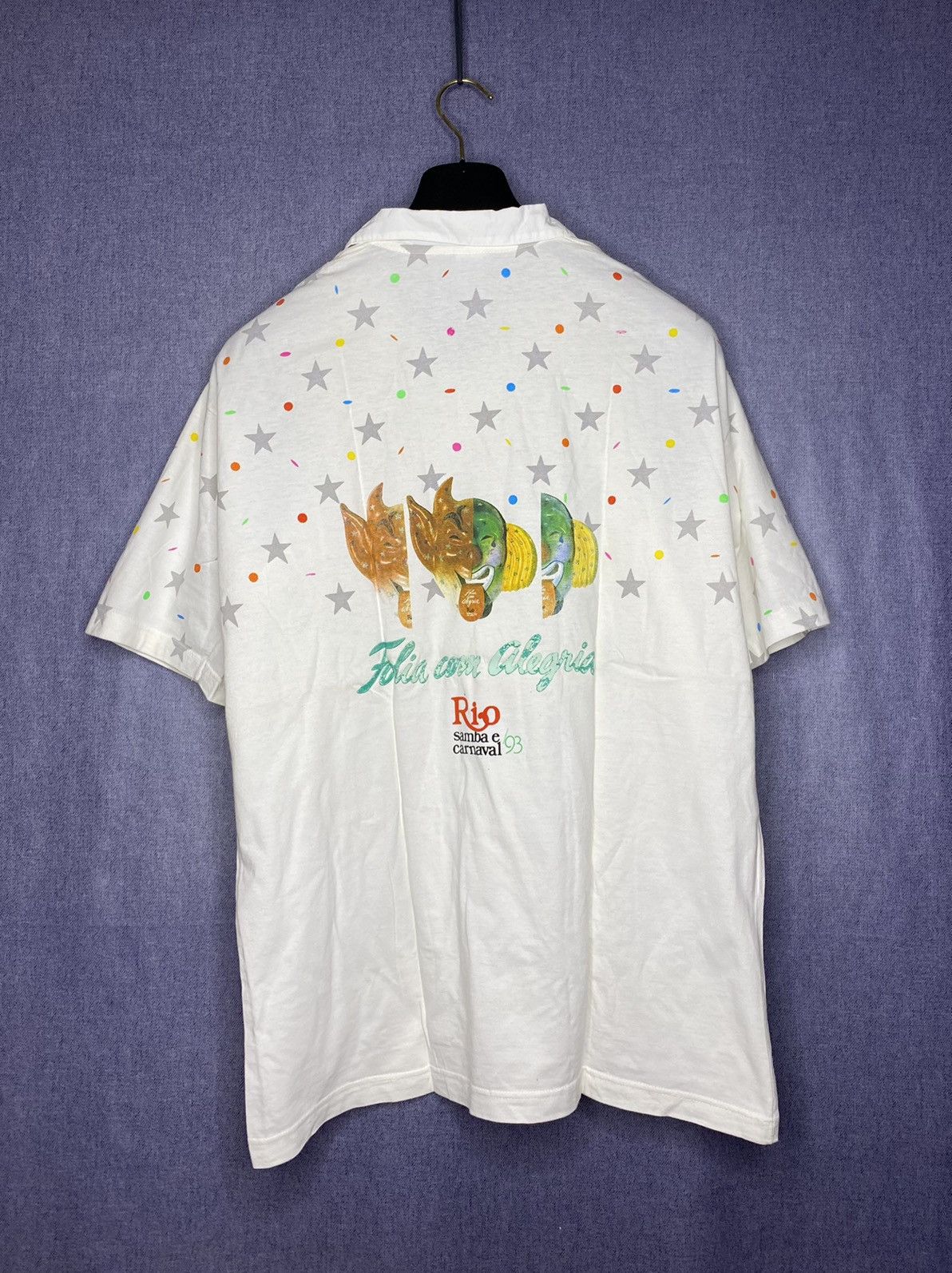 Vintage Vintage Rio De Janeiro carnival 1993 samba rare Size US L / EU 52-54 / 3 - 2 Thumbnail