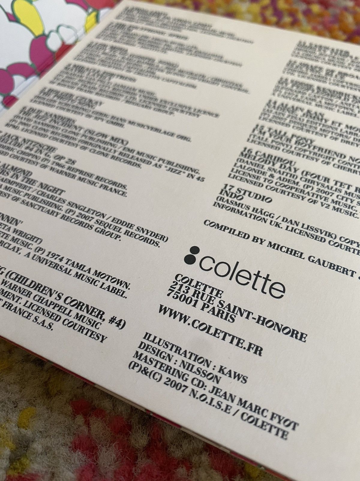 Colette × Kaws Kaws 2007 More Love From Colette CD Size ONE SIZE - 4 Thumbnail