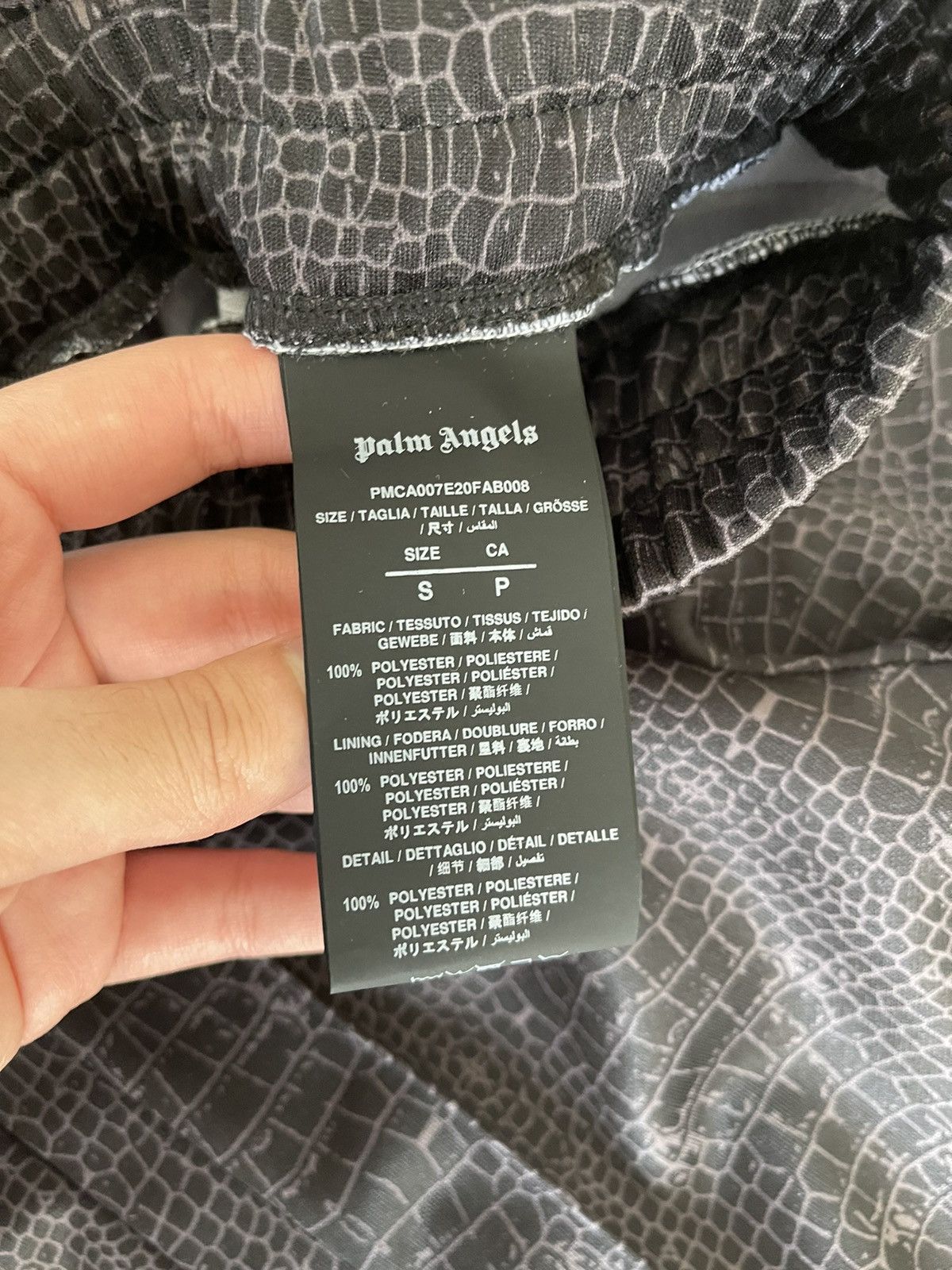 Palm Angels CROCO TRACK PANTS Size US 30 / EU 46 - 6 Thumbnail