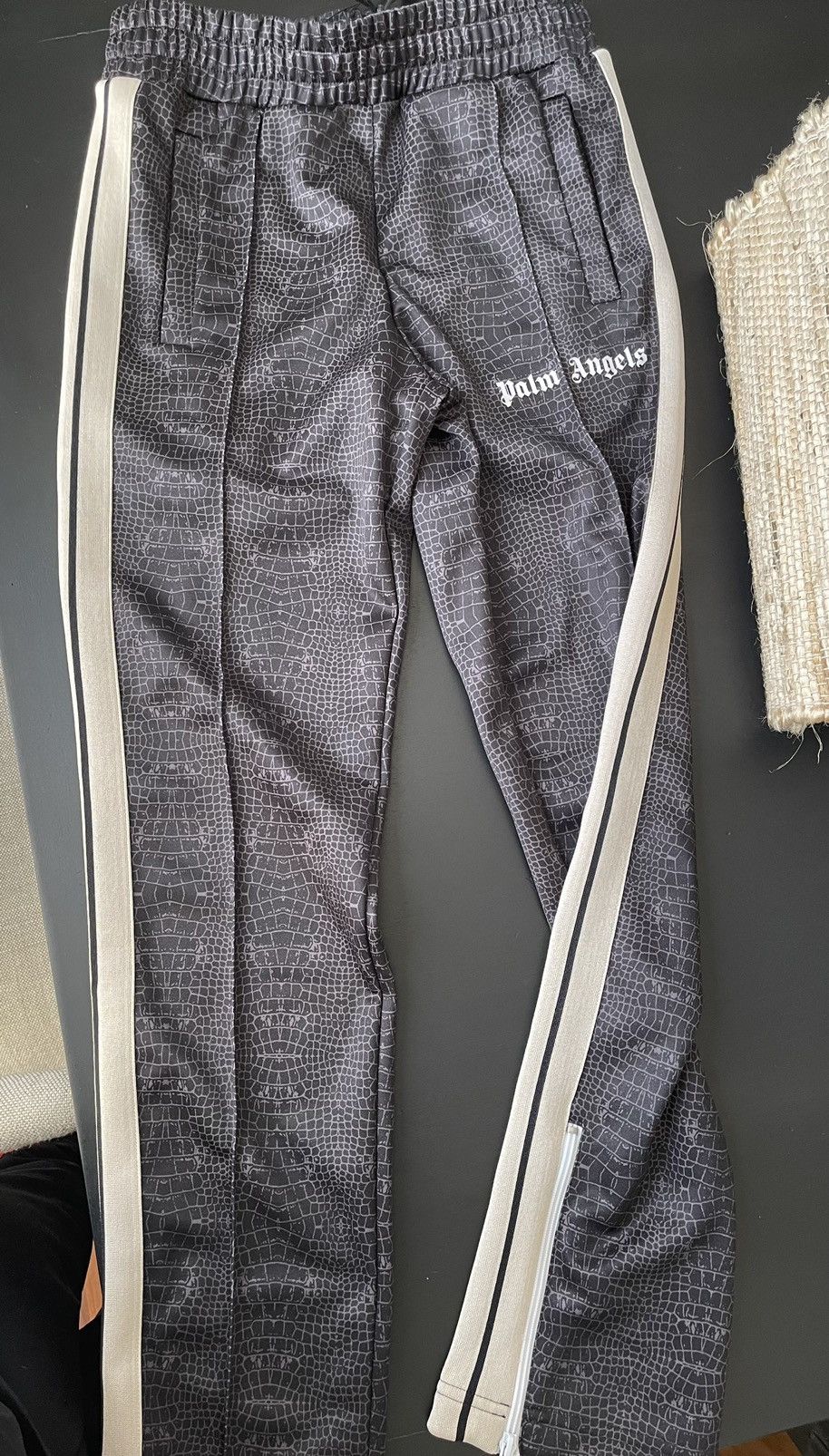 Palm Angels CROCO TRACK PANTS Size US 30 / EU 46 - 5 Thumbnail