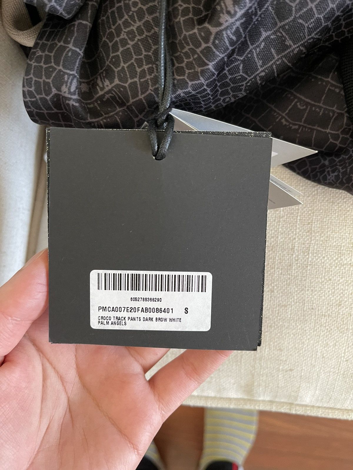 Palm Angels CROCO TRACK PANTS Size US 30 / EU 46 - 4 Thumbnail
