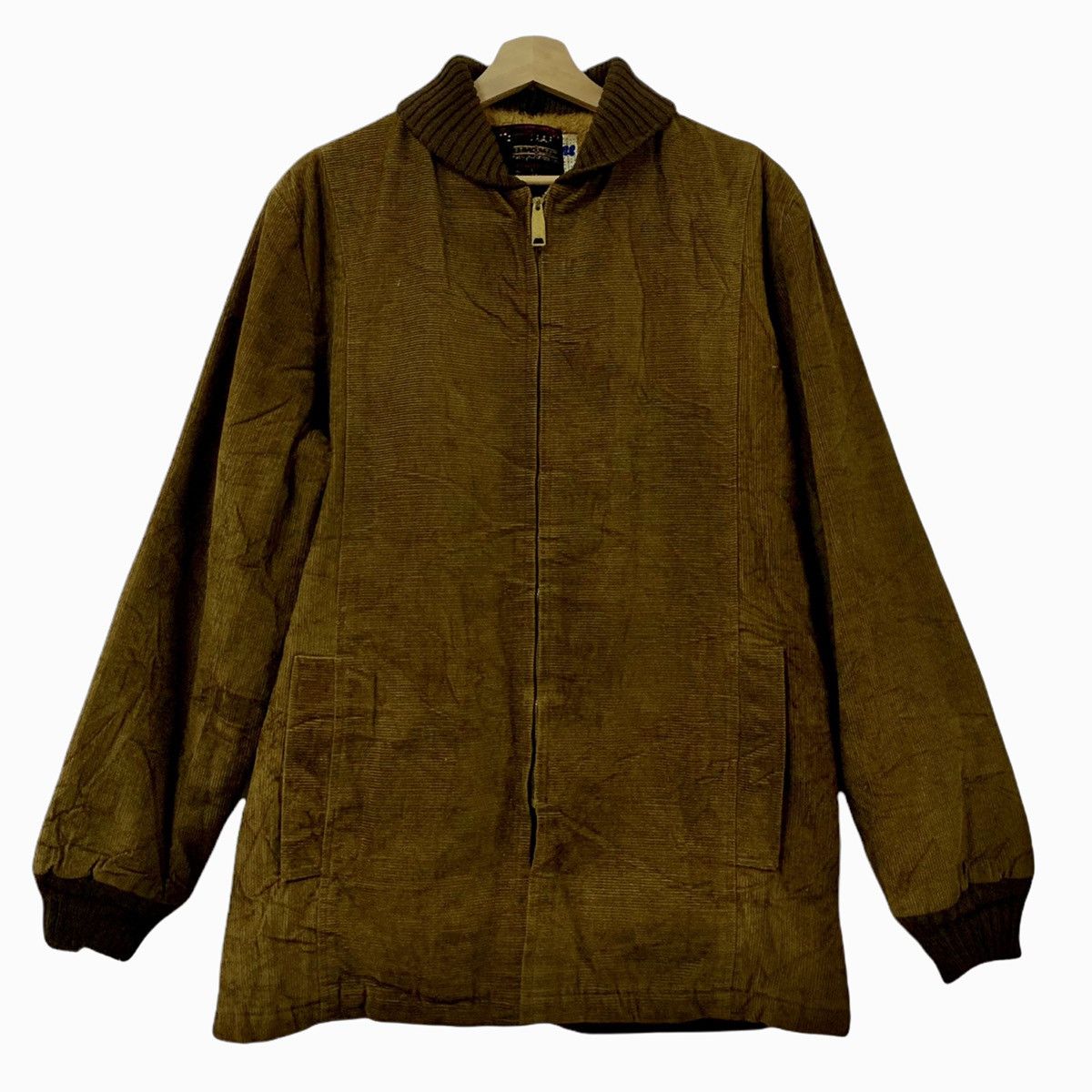 Vtg 60’s Penney’s Towncraft Cord Jacket Conmatic Zipper