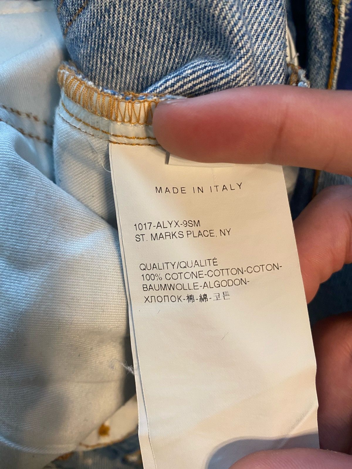 Alyx Alyx Thorn Slash Denim Size US 30 / EU 46 - 5 Thumbnail