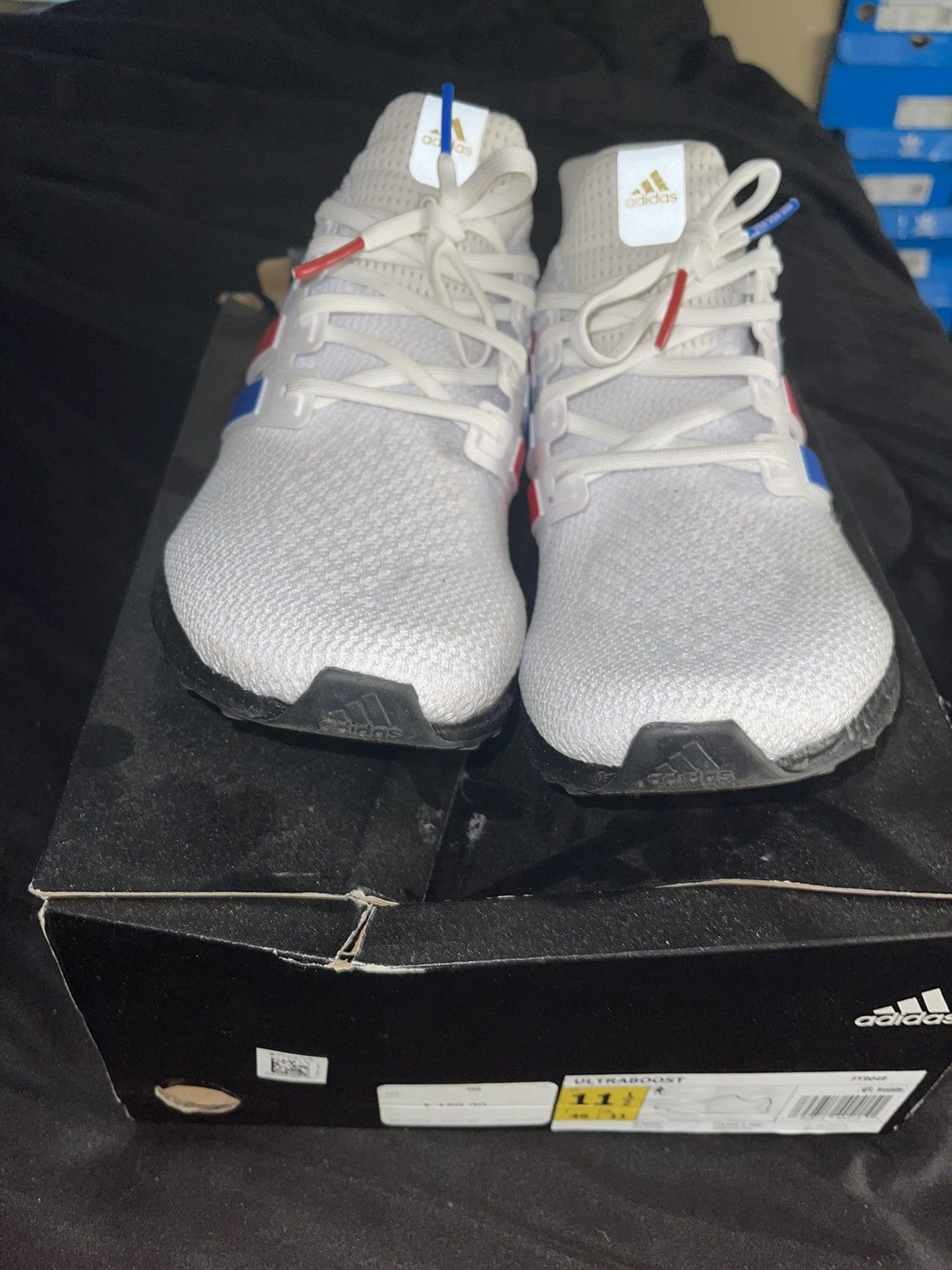 Adidas Adidas UltraBoost USA Red White & Blue Size 11.5 Size US 11.5 / EU 44-45 - 1 Thumbnail