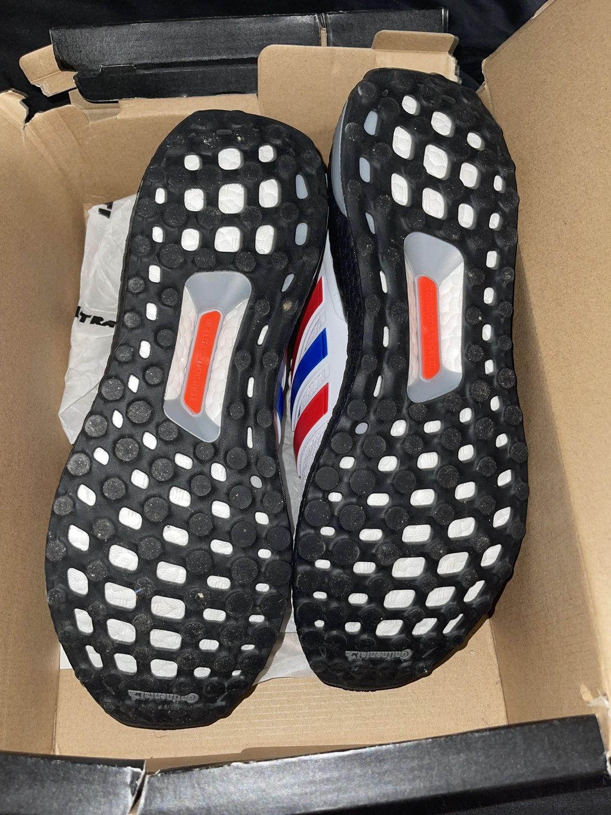 Adidas Adidas UltraBoost USA Red White & Blue Size 11.5 Size US 11.5 / EU 44-45 - 6 Thumbnail