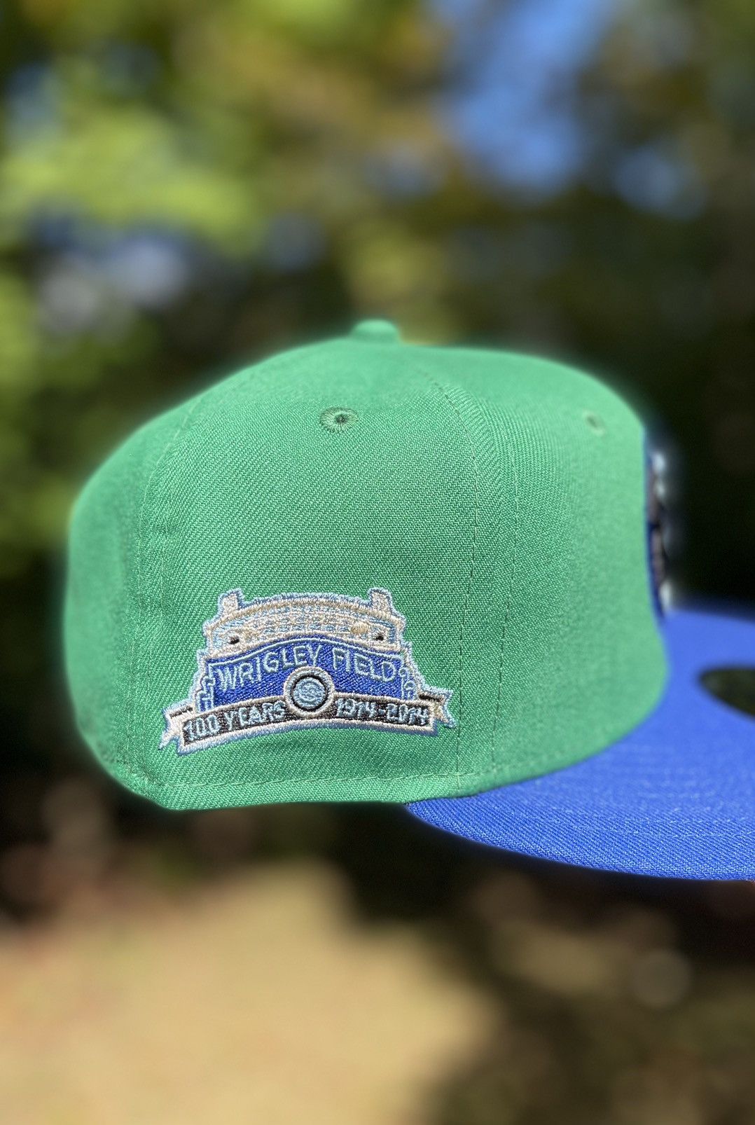 MLB × New Era Sports World 165 Chicago Cubs 2-Tone ‘Save The Planet’Sz71/4 Size ONE SIZE - 4 Thumbnail