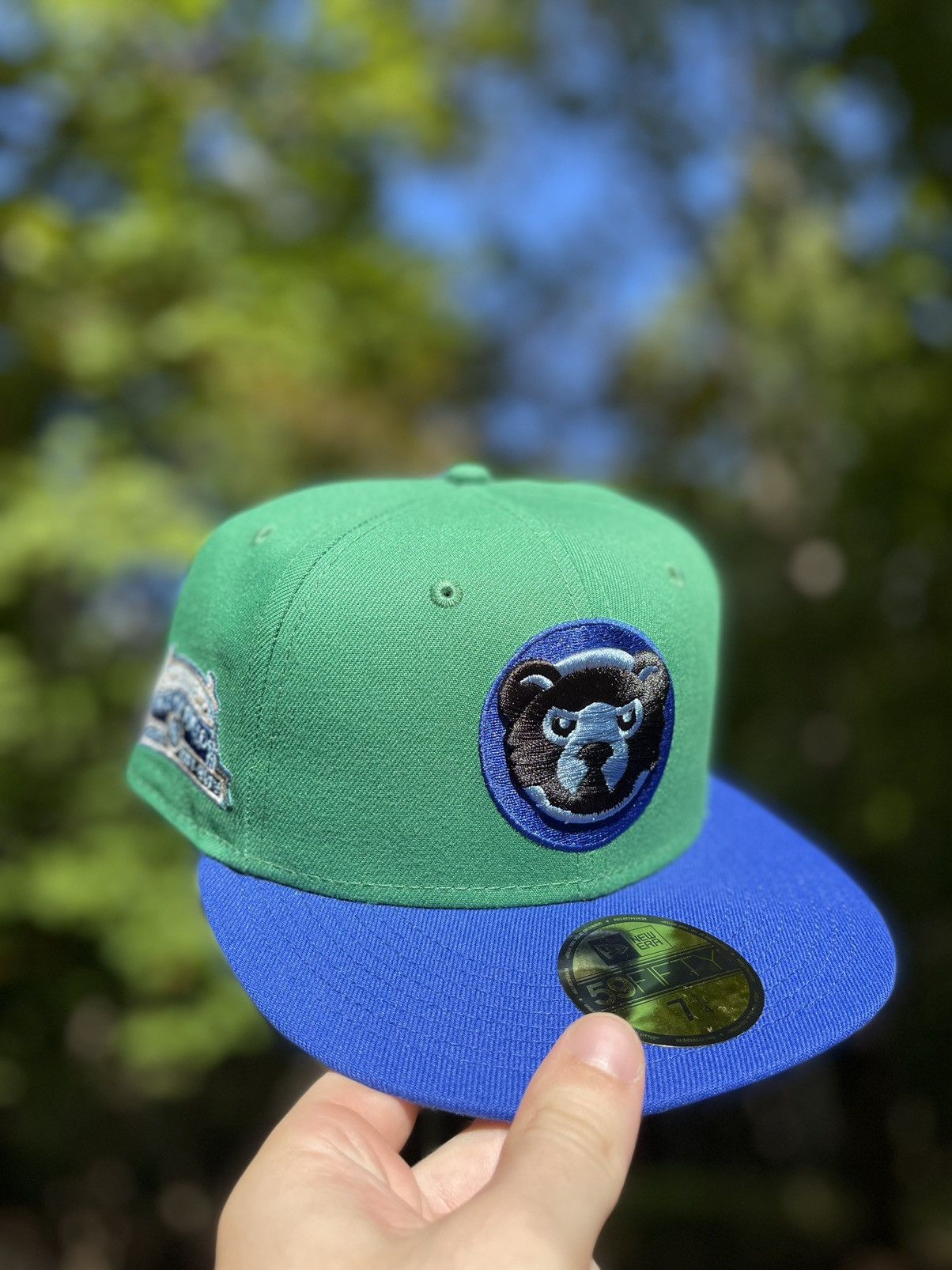 MLB × New Era Sports World 165 Chicago Cubs 2-Tone ‘Save The Planet’Sz71/4 Size ONE SIZE - 2 Thumbnail