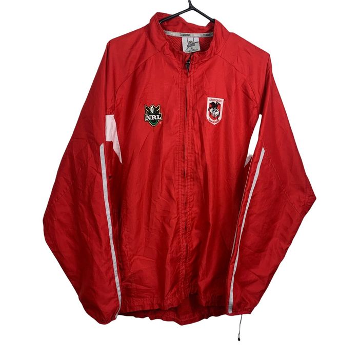 Vintage St George Dragons Vintage NRL Tracksuit Jacket Mens Size M ...