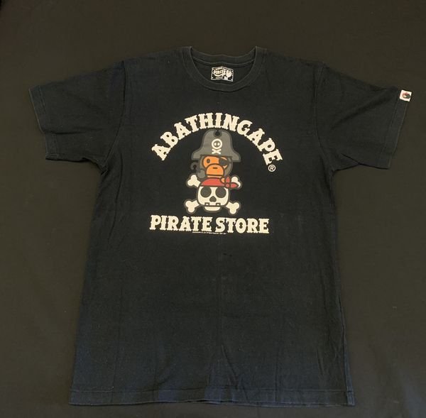 Bape Pirate Baby Milo College Tee | Grailed