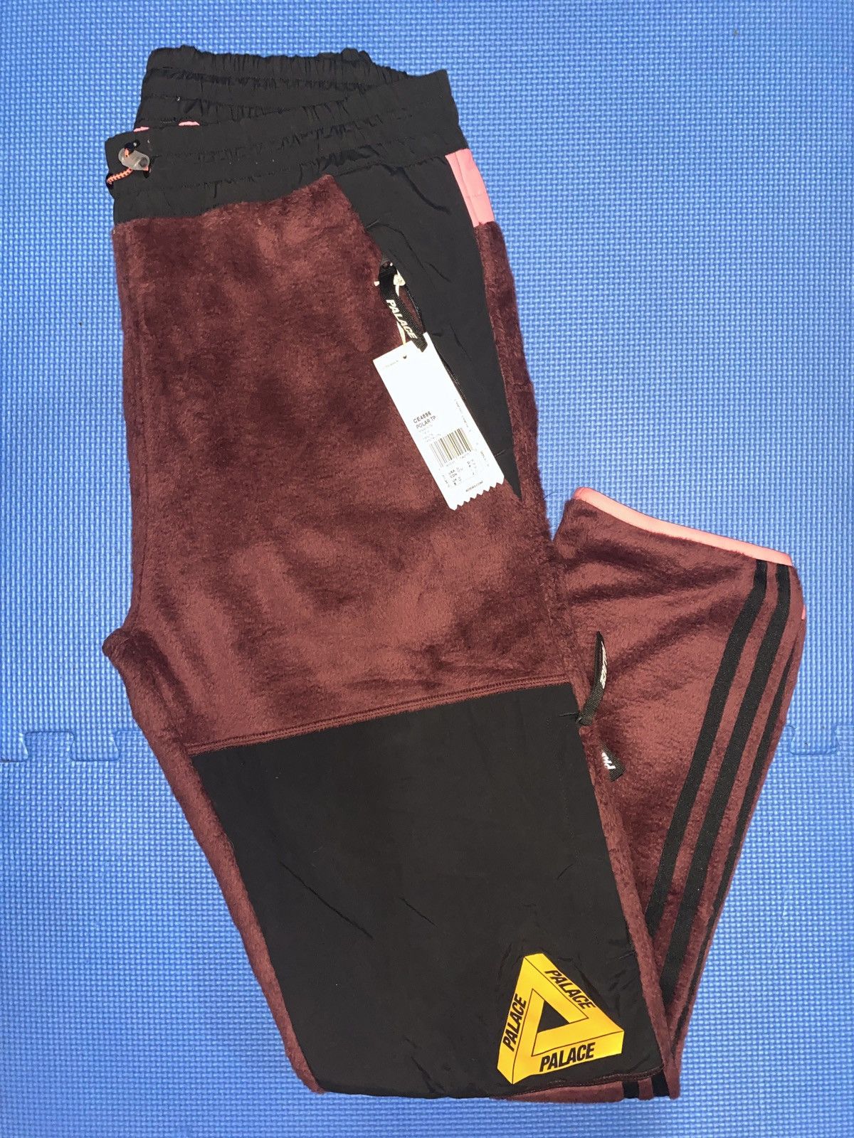 Palace x adidas polar TP Maroon Bottoms