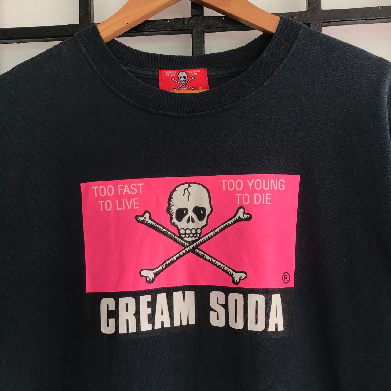 Japanese Brand × Vintage 🔥Vtg CREAM SODA Modern Classic 60th Big Design Logo Tshirt Size US L / EU 52-54 / 3 - 2 Thumbnail