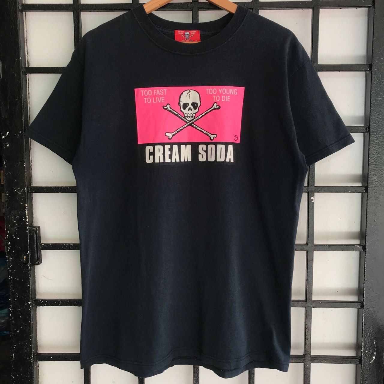 Japanese Brand × Vintage 🔥Vtg CREAM SODA Modern Classic 60th Big Design Logo Tshirt Size US L / EU 52-54 / 3 - 1 Thumbnail