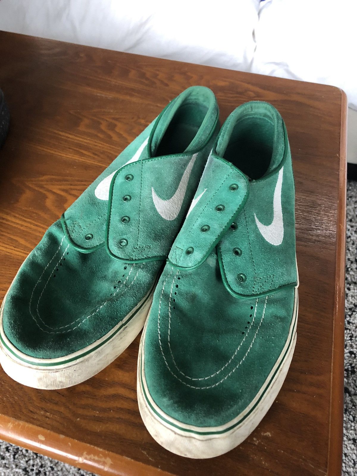 Nike Zoom Stefan Janoski Sb Pine Green Sail Grailed