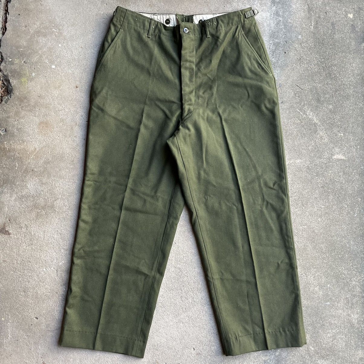 Vintage 51’ Wool Military Pants | Grailed